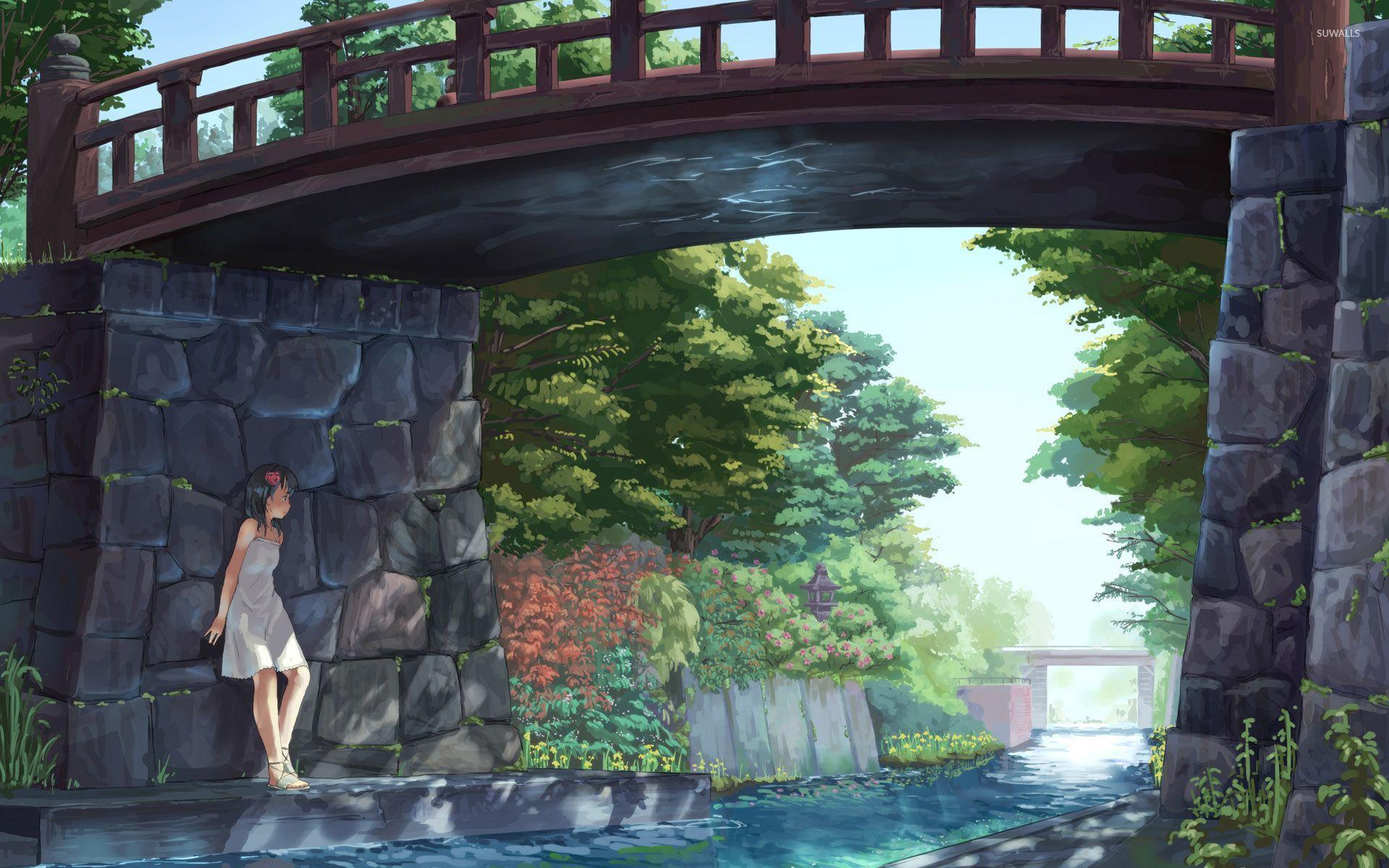 Anime Bridge Wallpapers Wallpaper Cave