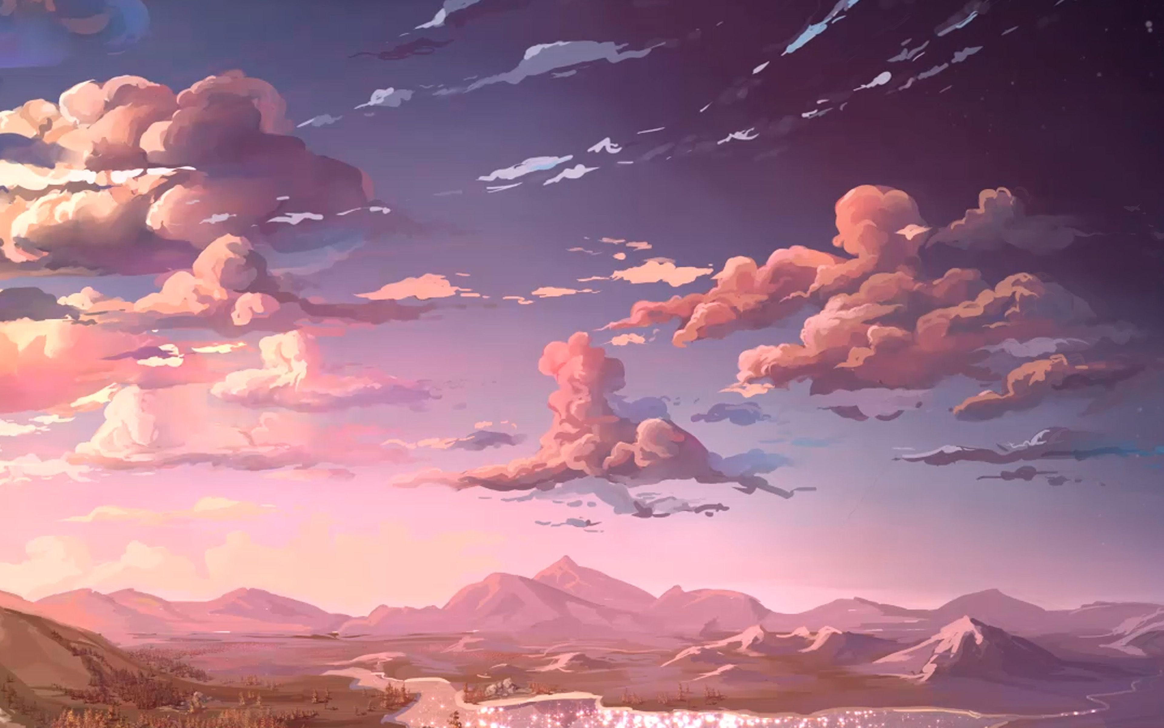 Anime Landscapes K Wallpapers Wallpaper Cave