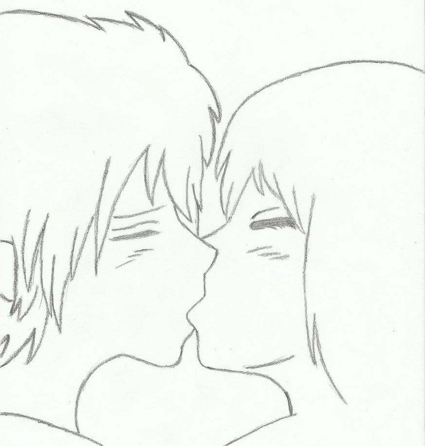Anime Kissing Drawing. Explore collection