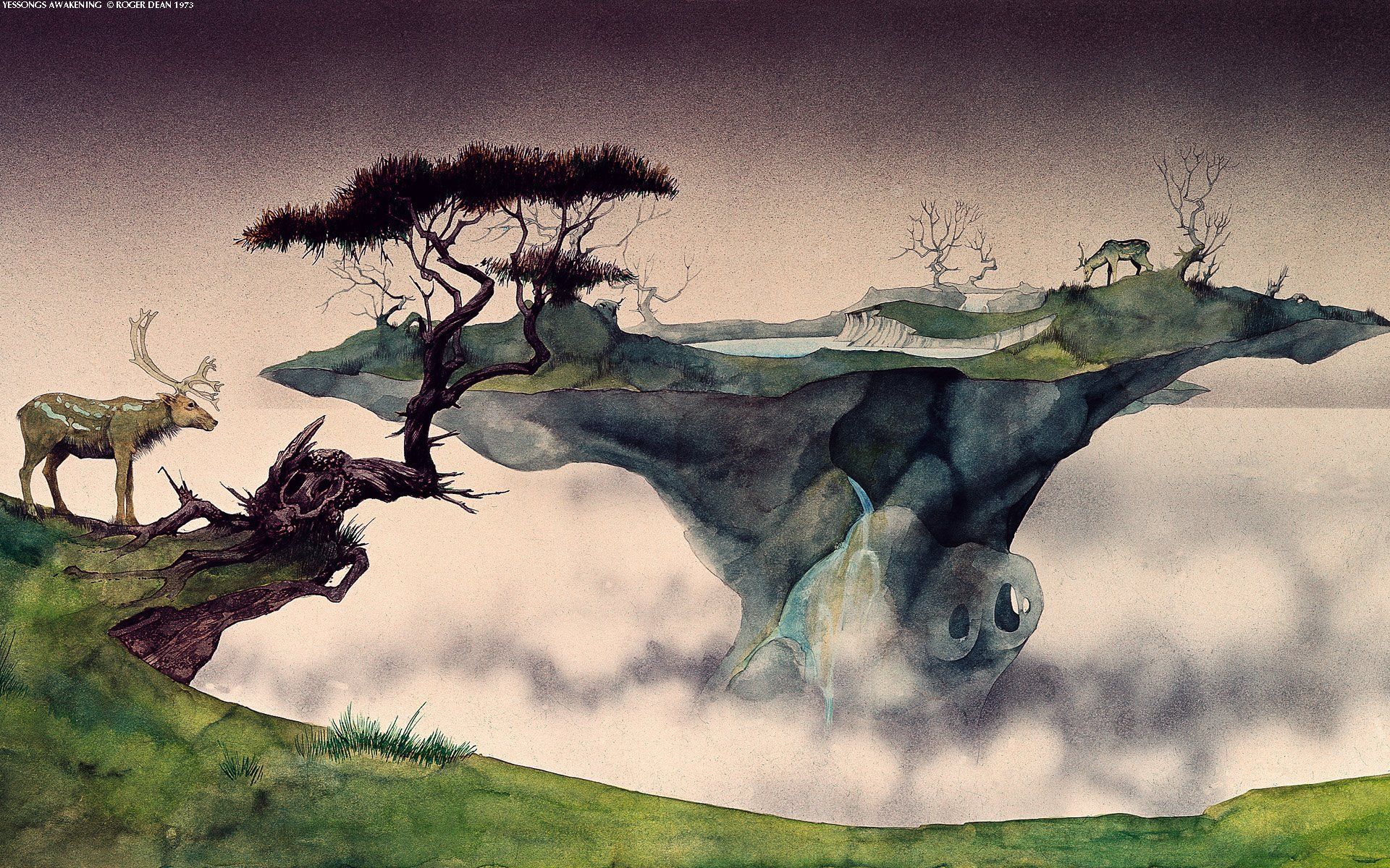 A pack of amazing surreal wallpaper. Roger dean