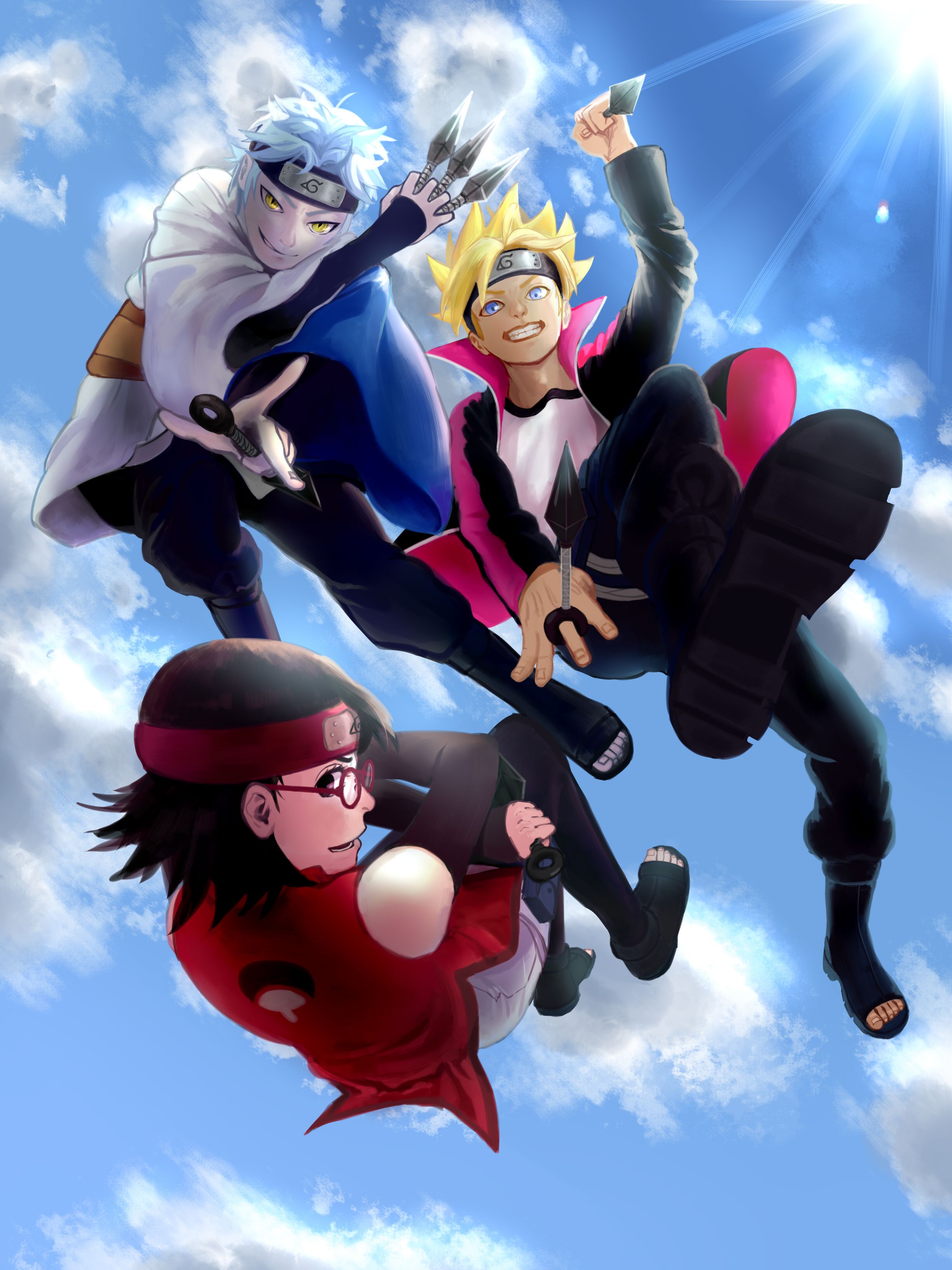 Dessin Boruto Sarada Mitsuki Wallpaper K Gaming Asus IMAGESEE