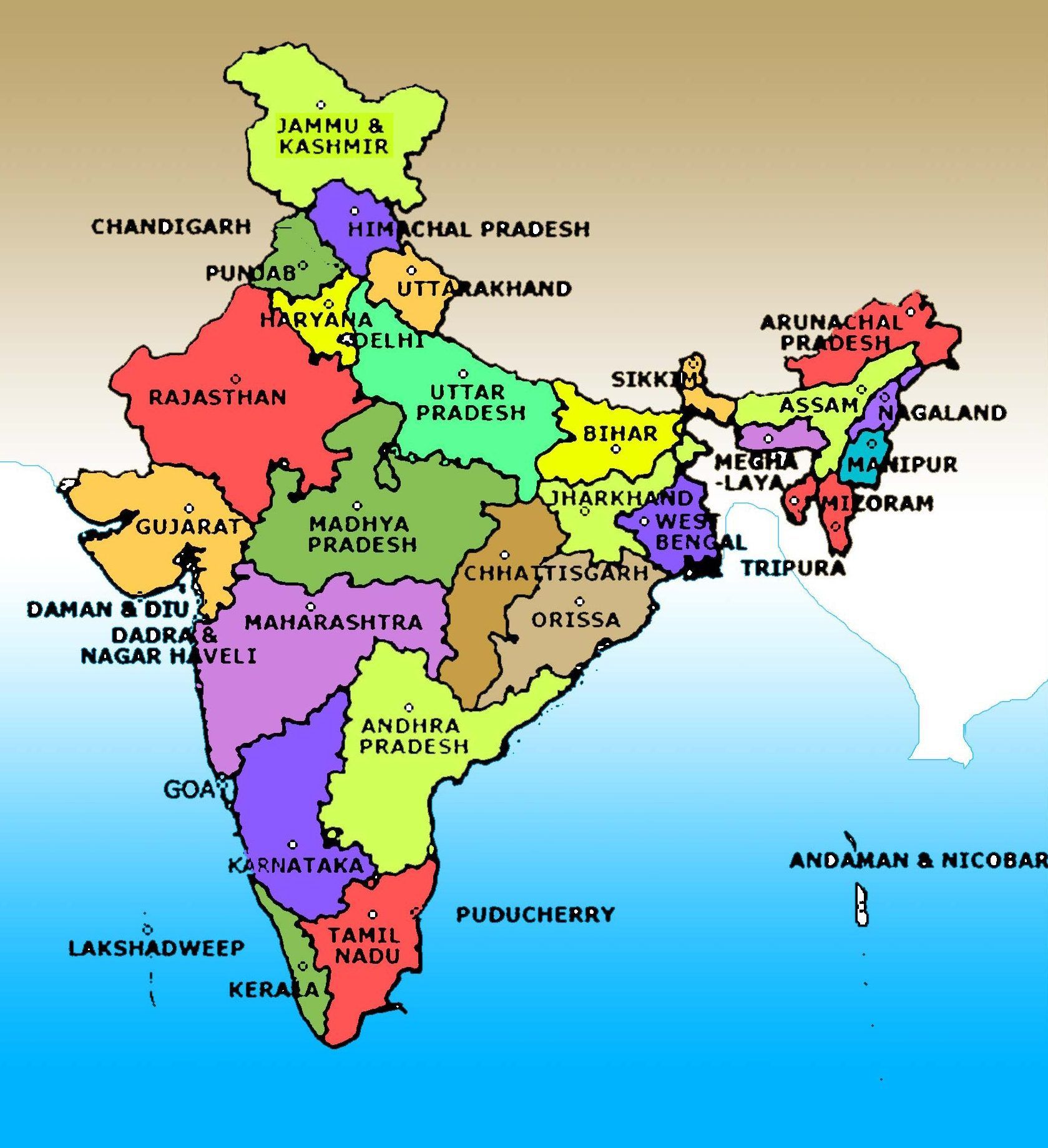 Wall Maps Of India India Wall Map Shows All The Information About Hot