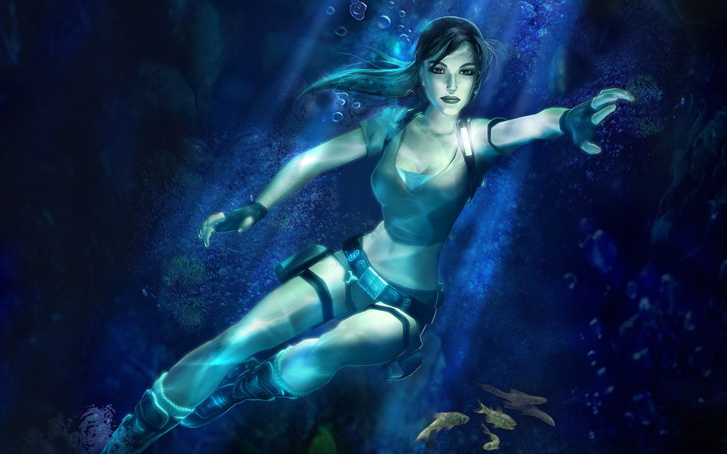 Girl Swimming Anime Wallpapers Wallpaper Cave