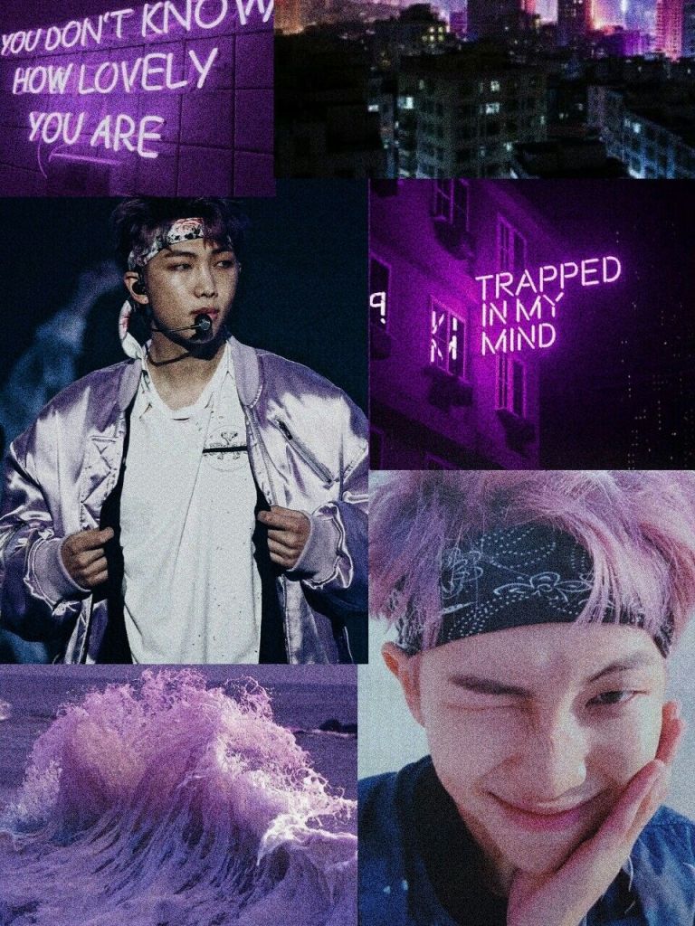 Outstanding Bts Collage Wallpaper Aesthetic Purple You Can Get It