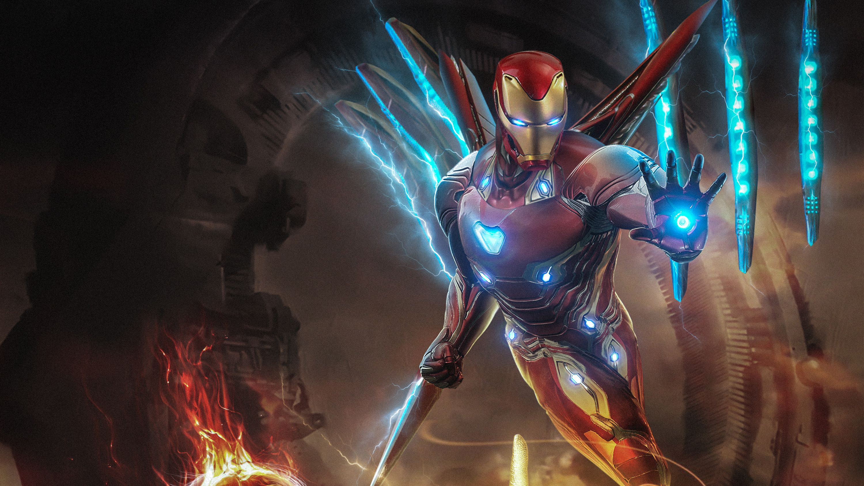 Iron Man With Infinity Gauntlet Wallpapers Wallpaper Cave