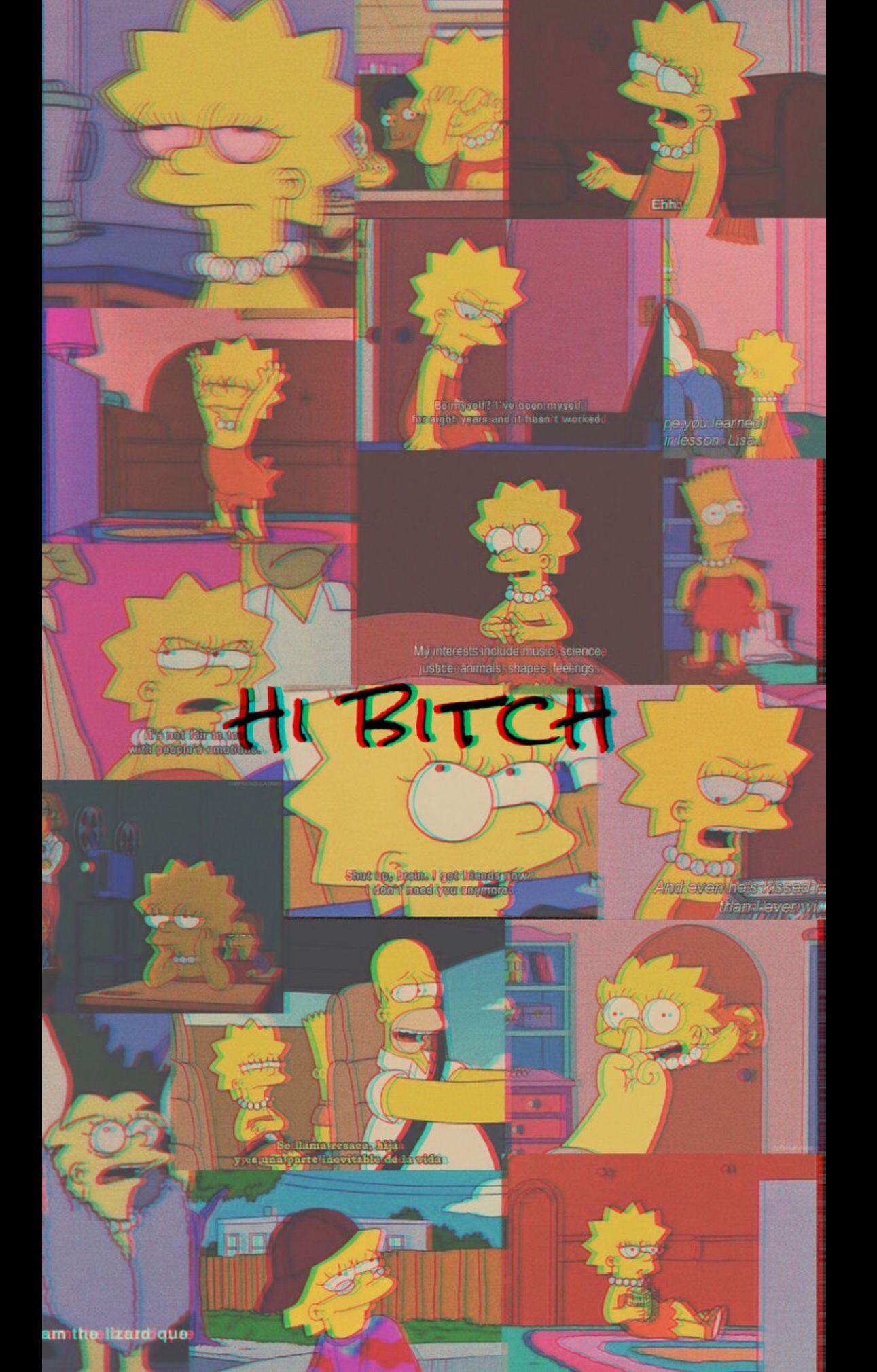 Lisa Simpson Aesthetic Wallpapers Wallpaper Cave