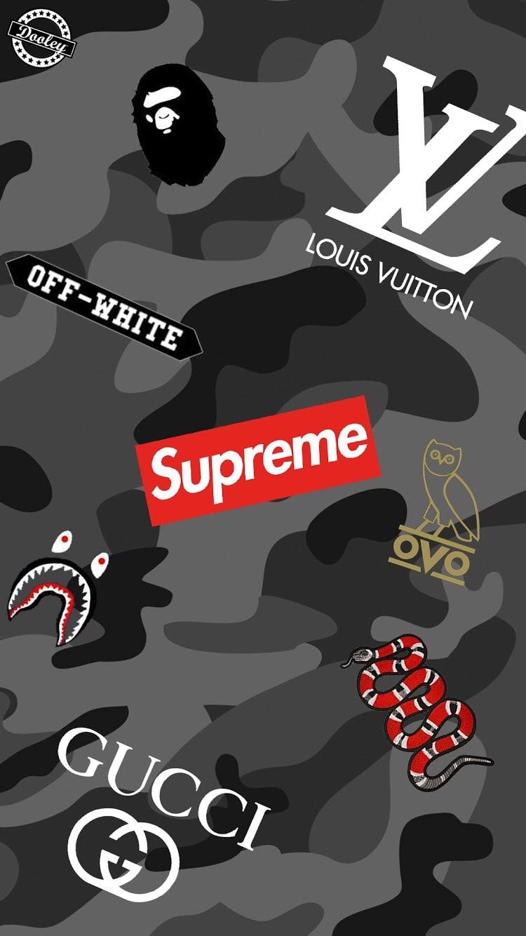 Gucci And Supreme Wallpapers Wallpaper Cave