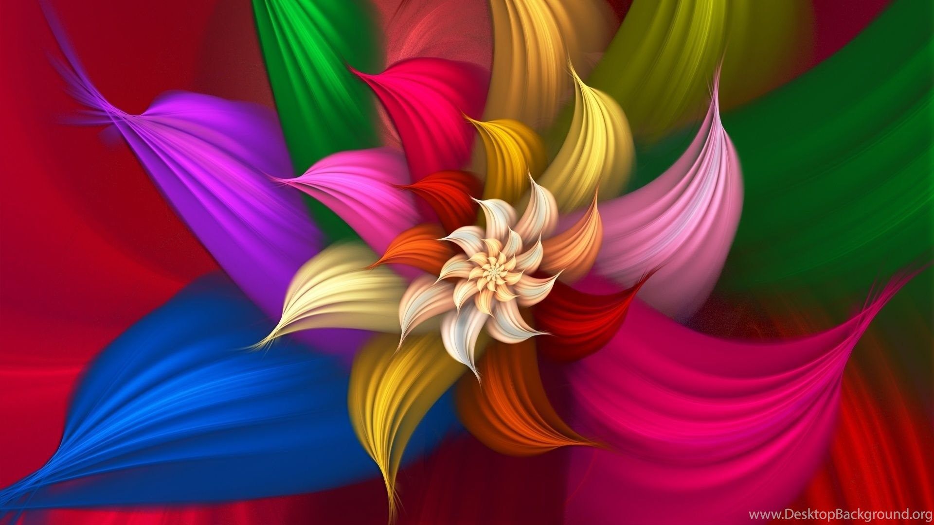 Colorful Flowers Art Hd Wallpapers Wallpaper Cave