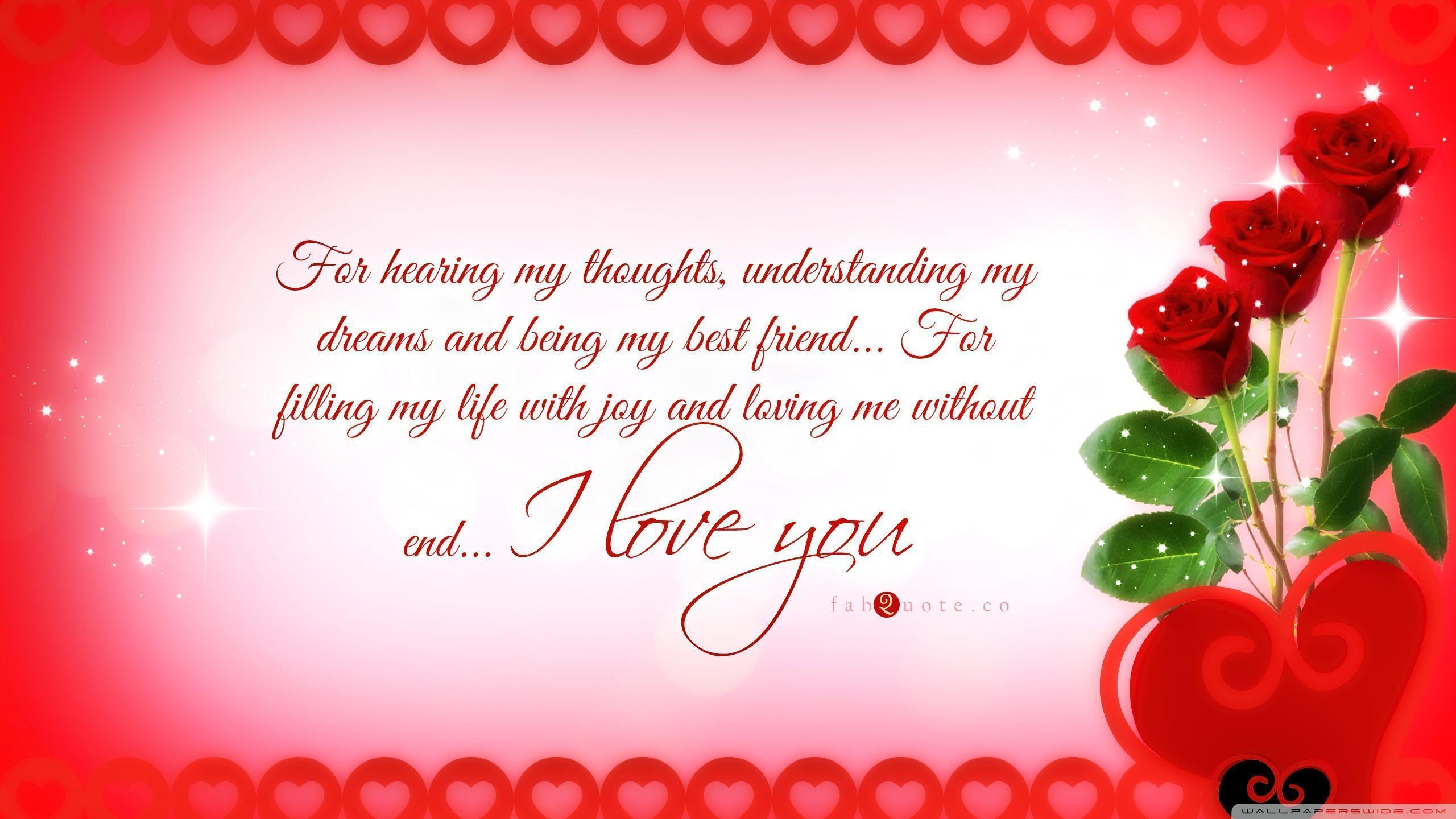 Valentines Day Card why I Love You HD desktop wallpaper