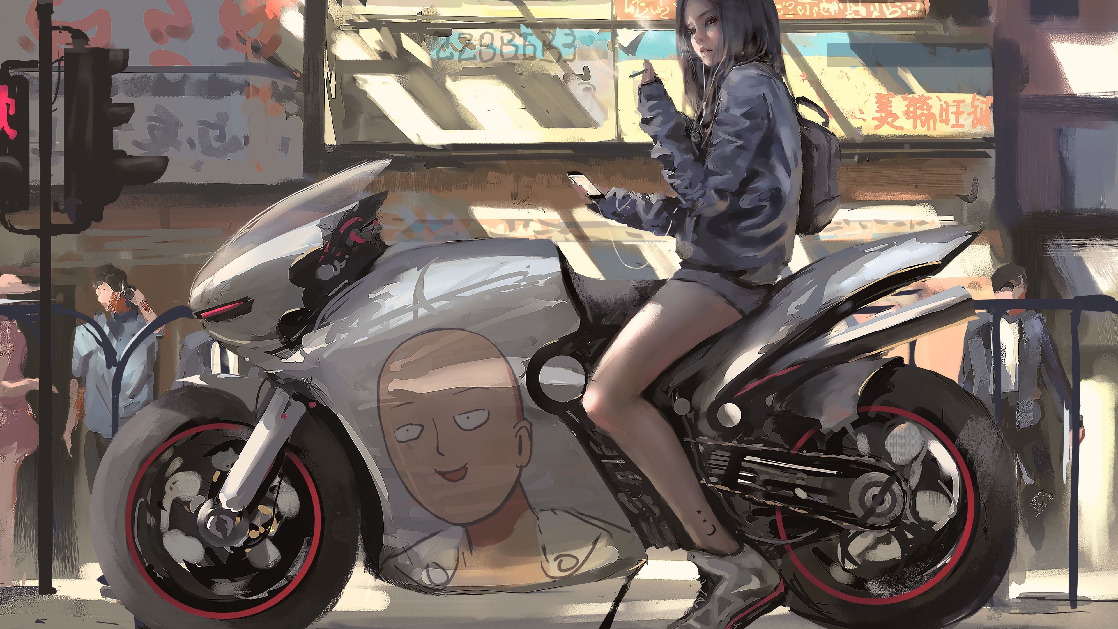 Bike Anime Wallpapers Wallpaper Cave