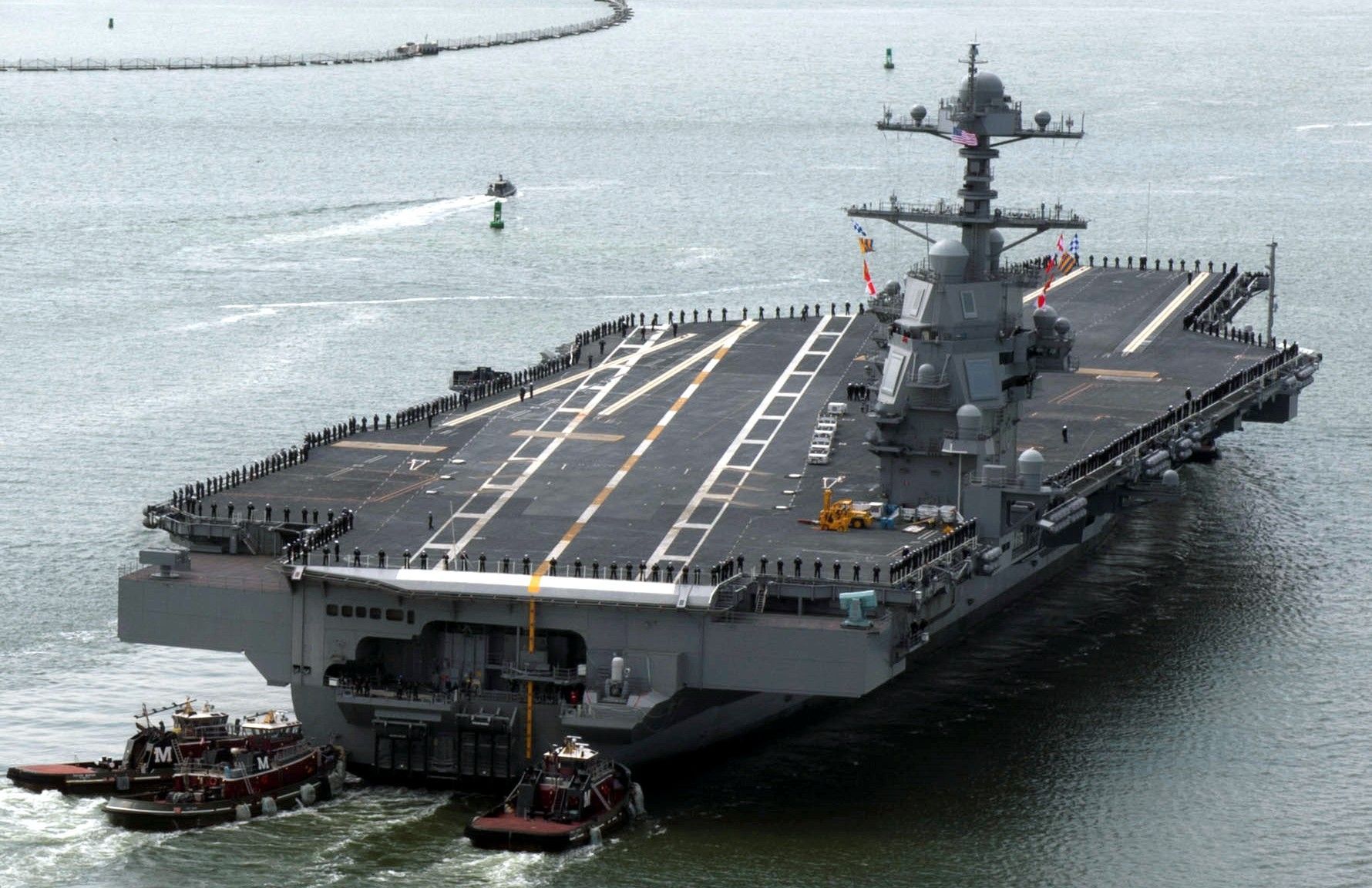 The World Was Astounded By America S New Enormous Aircraft Carrier