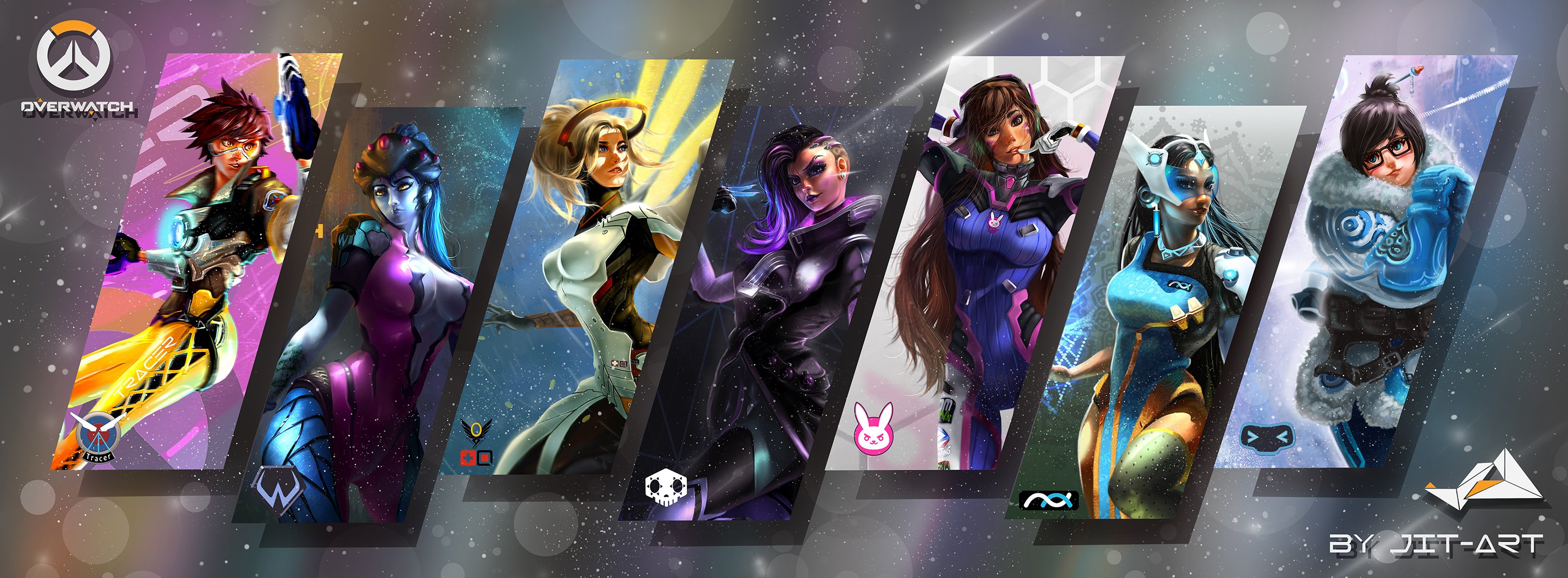 Overwatch Girls Wallpapers Wallpaper Cave