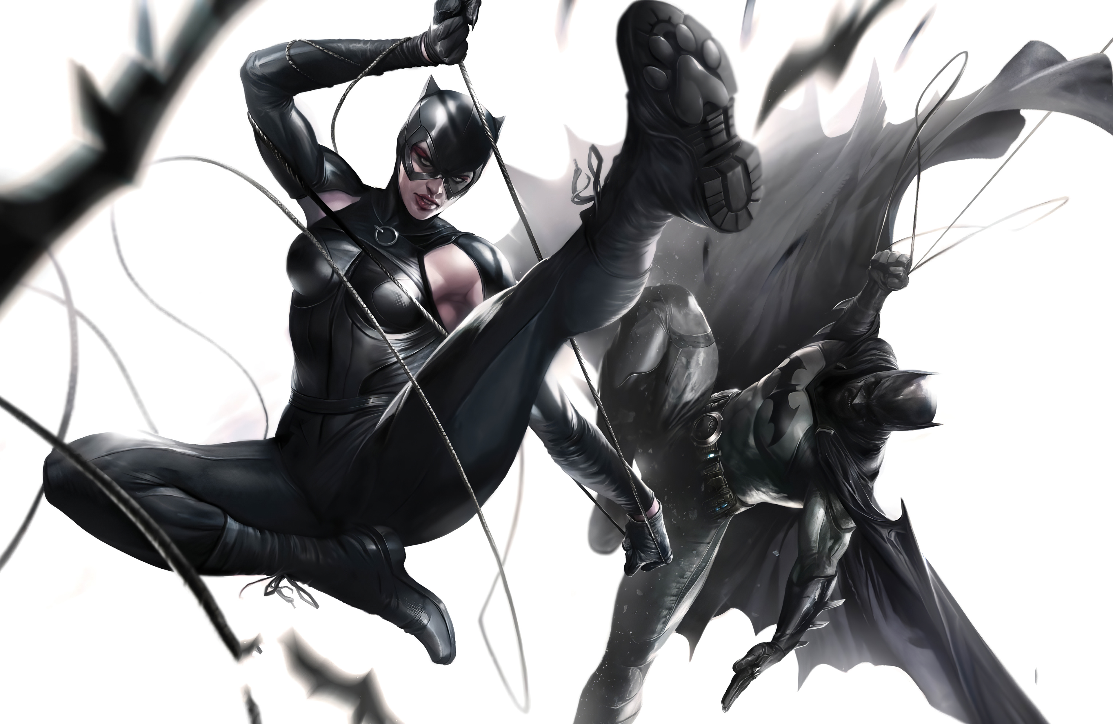 Bruce Wayne And Selina Kyle Desktop Wallpapers Wallpaper Cave