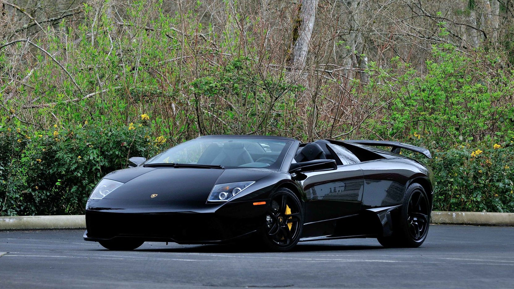 Black Lamborghini Murcielago Lp640 Wallpaper