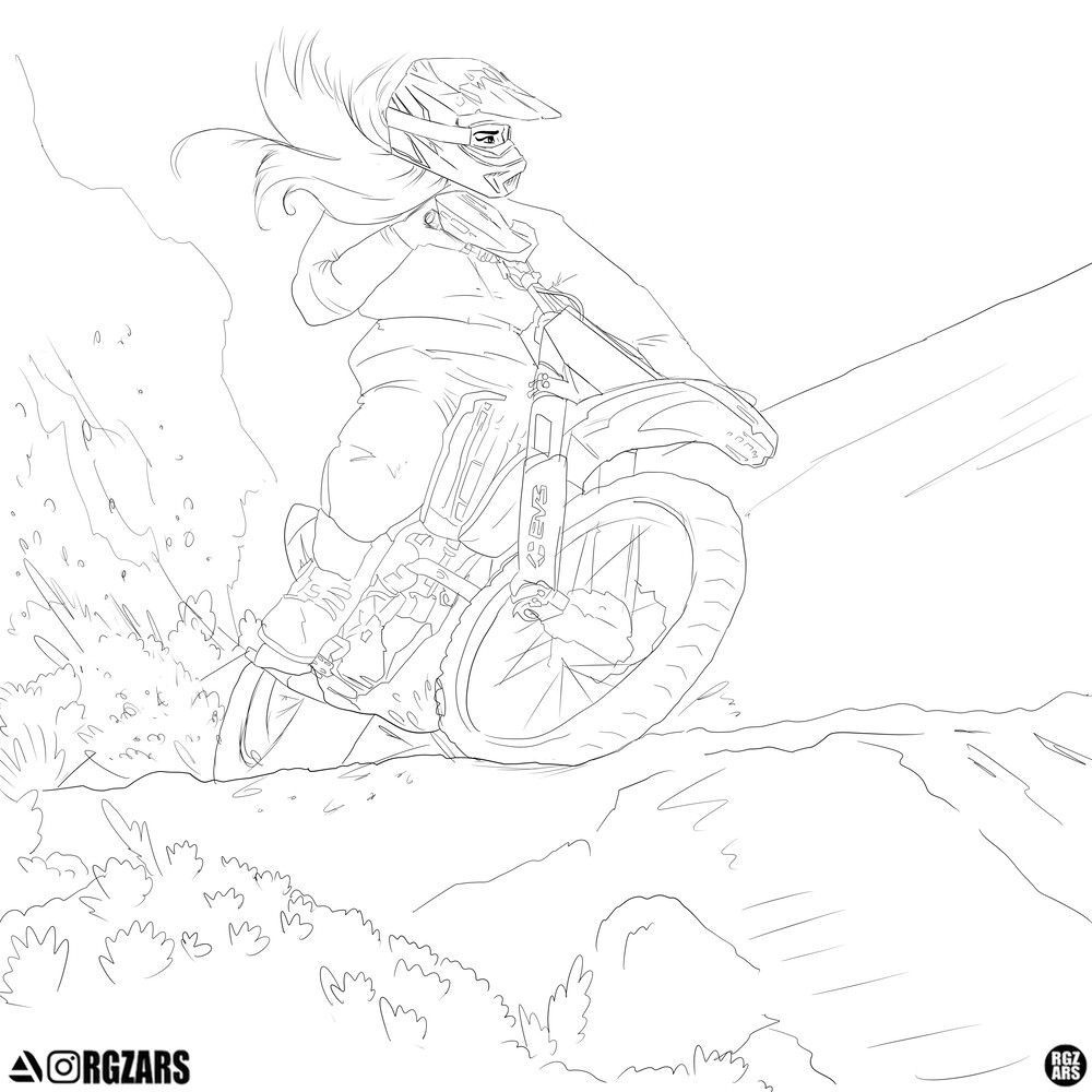 Bike Sketch Wallpapers Wallpaper Cave