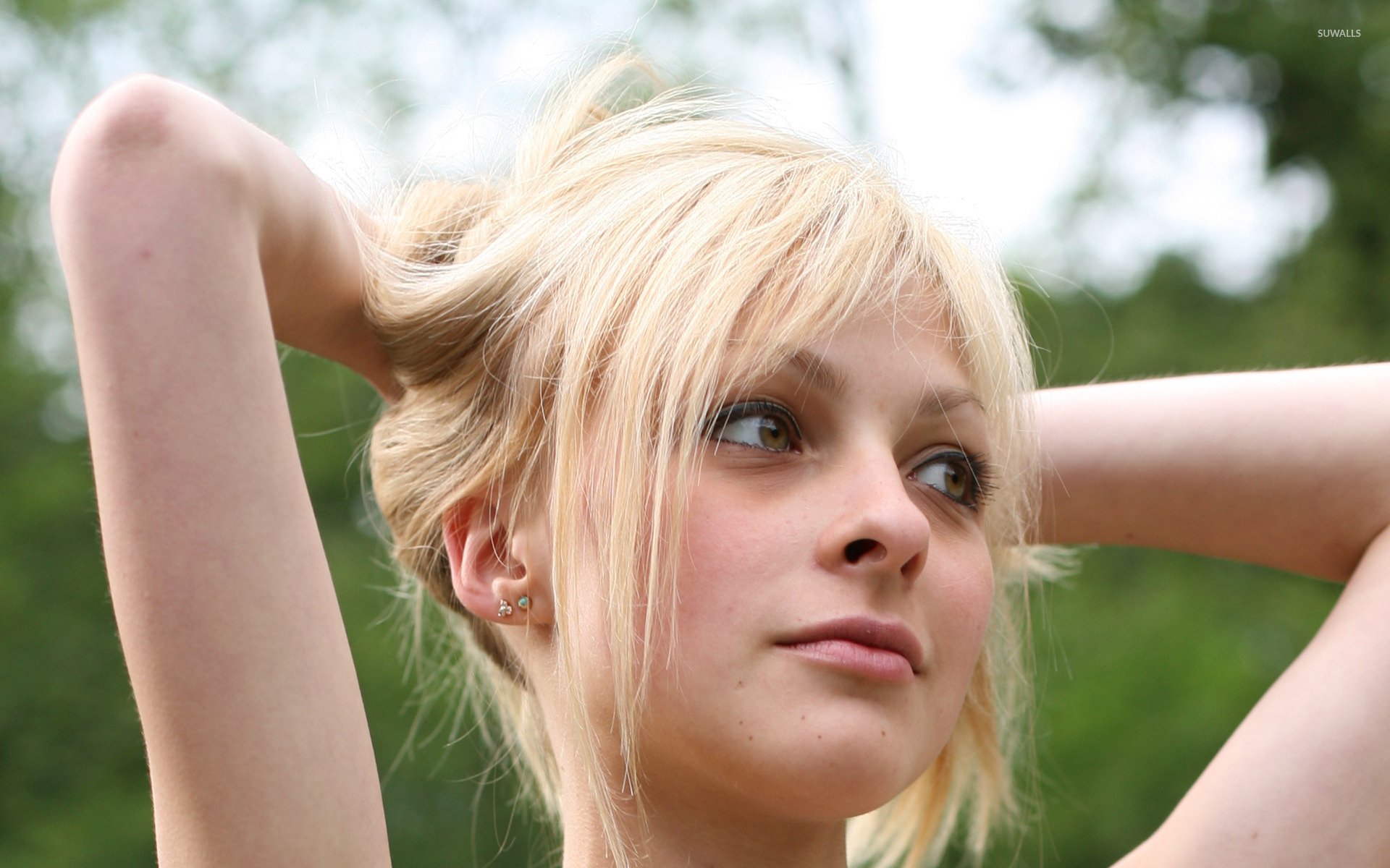 Blonde Girl Hairstyles Wallpapers Wallpaper Cave