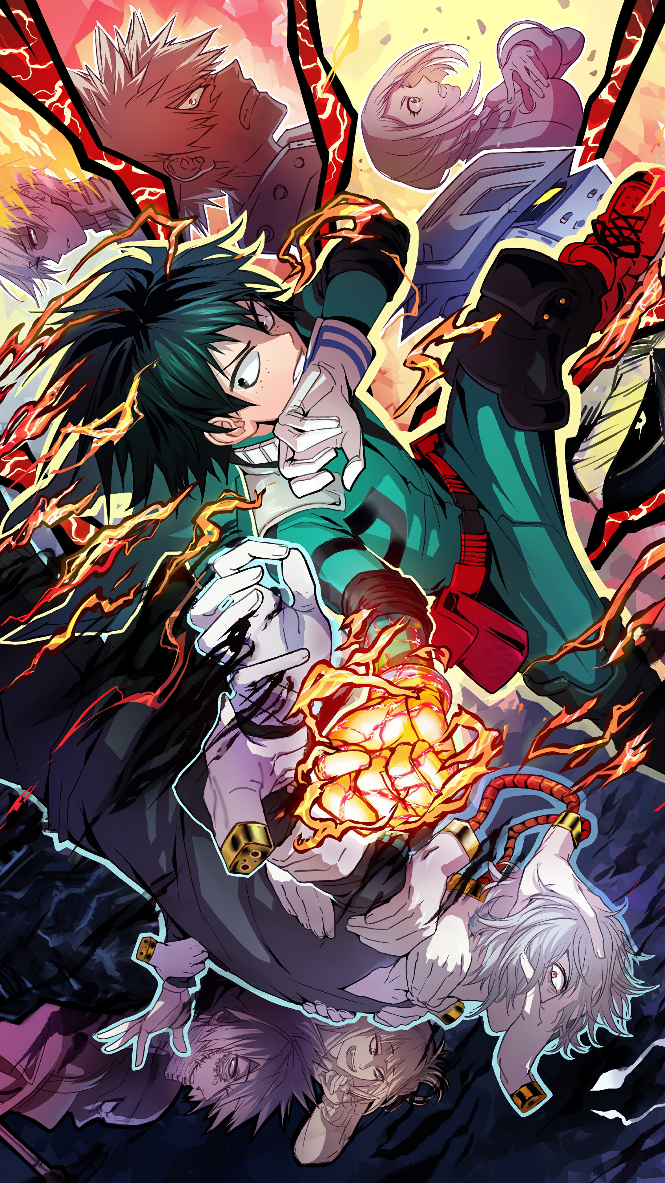 Deku And Shigaraki Wallpapers Wallpaper Cave