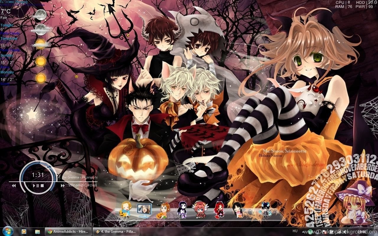 Halloween Anime PC Wallpapers Wallpaper Cave