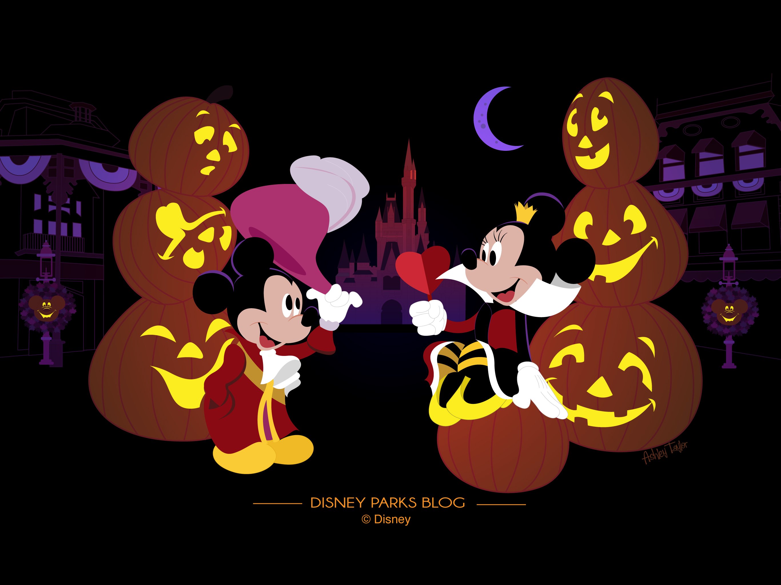 Halloween Mickey And Minne Mouse Wallpapers Wallpaper Cave