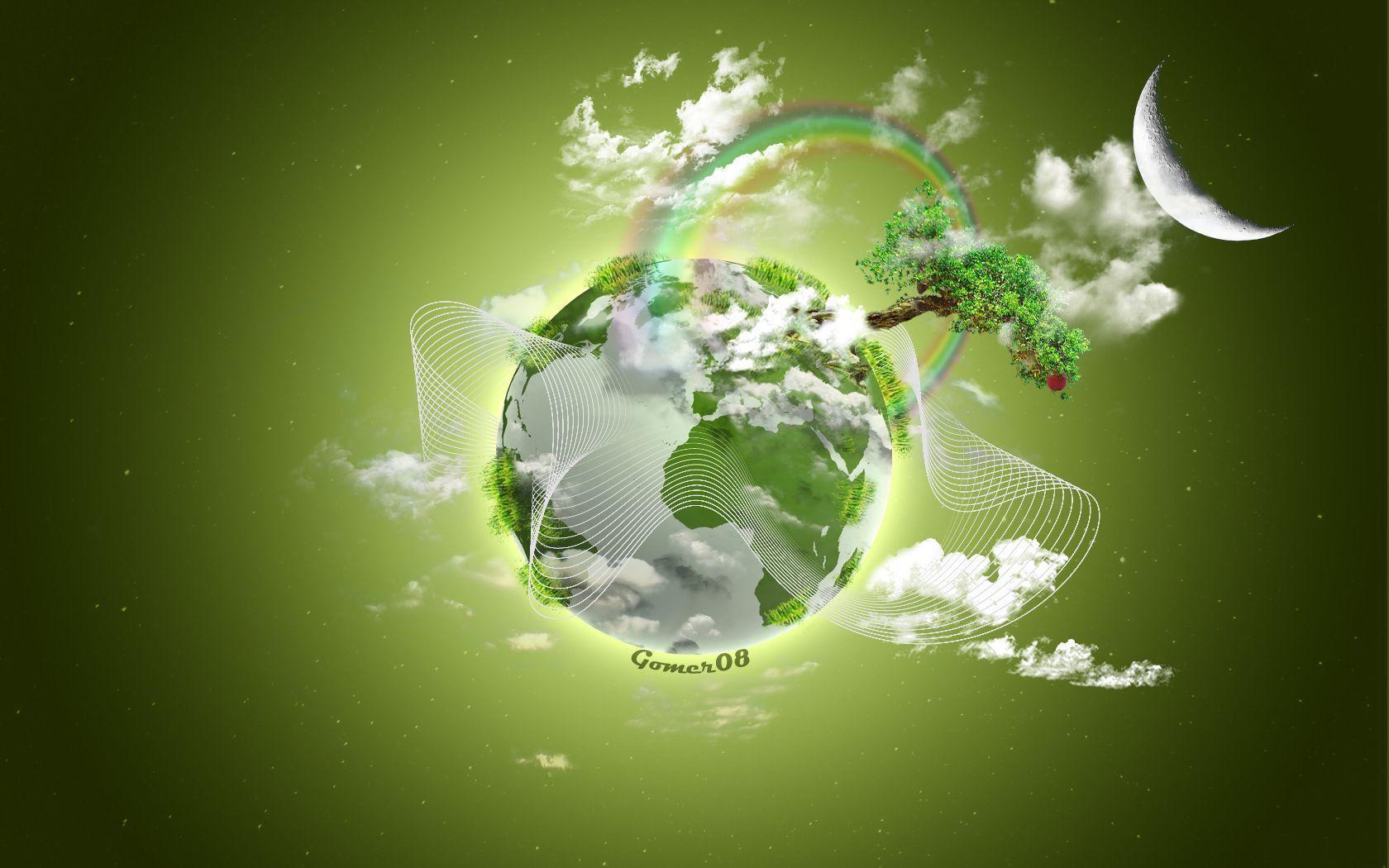 image For > Green Planet Wallpaper