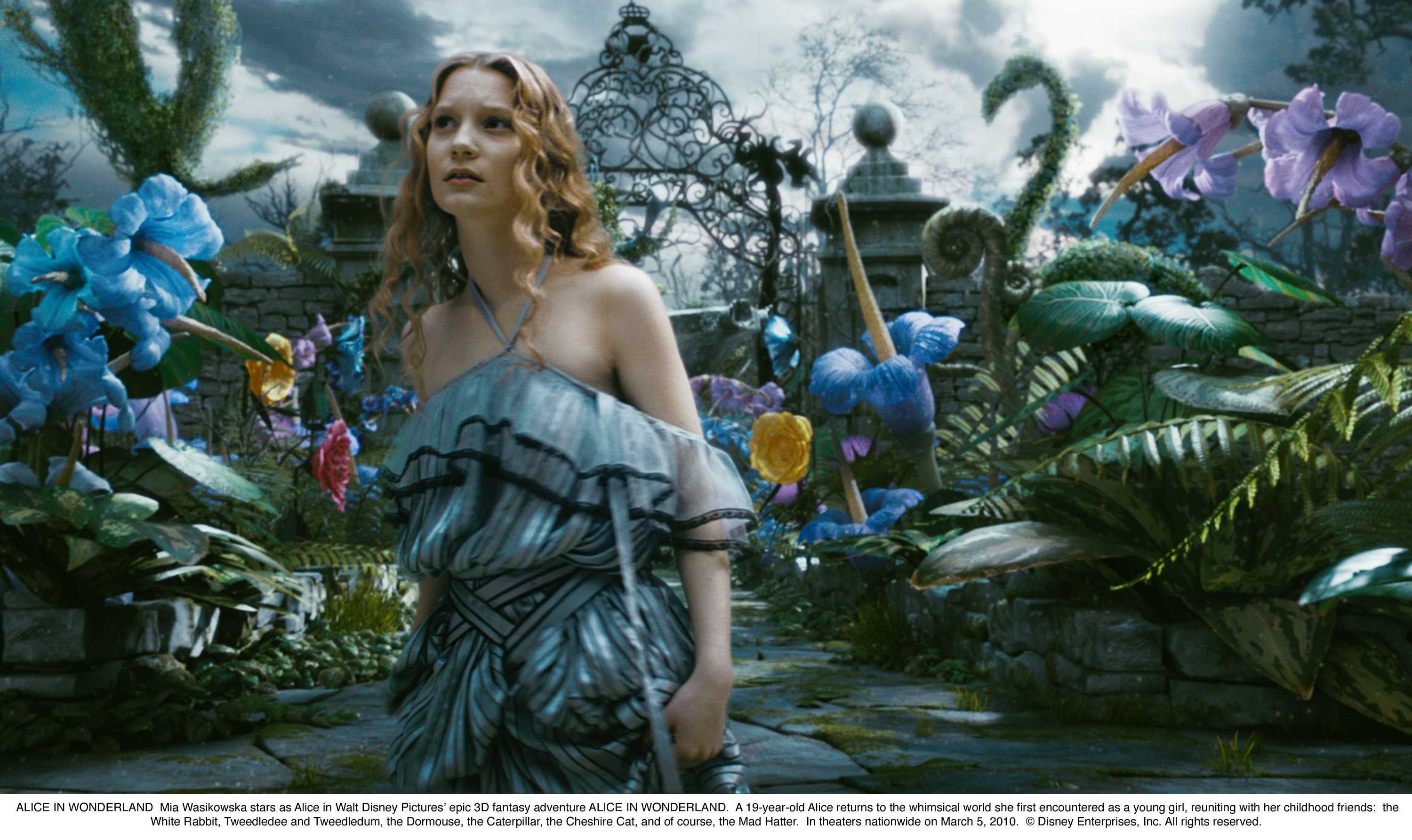 Alice in Wonderland Fashion Photohoot Free Wallpaper Download