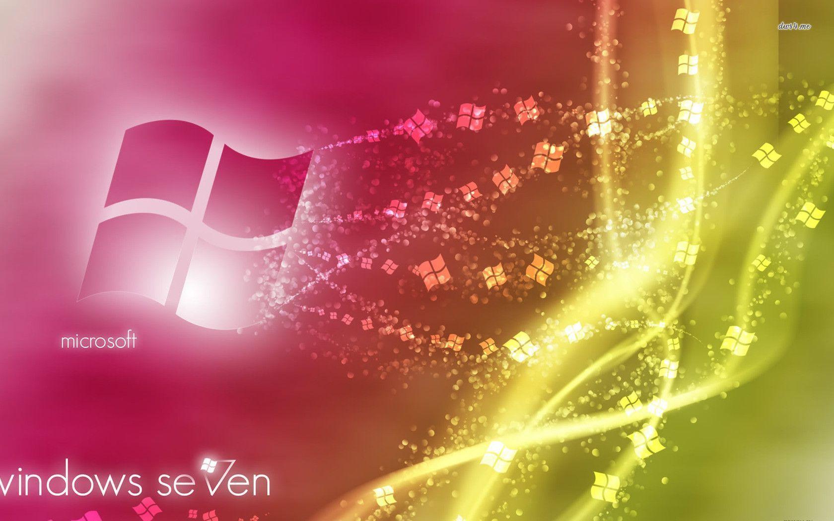 Pink Windows 7 logo wallpaper wallpaper - #