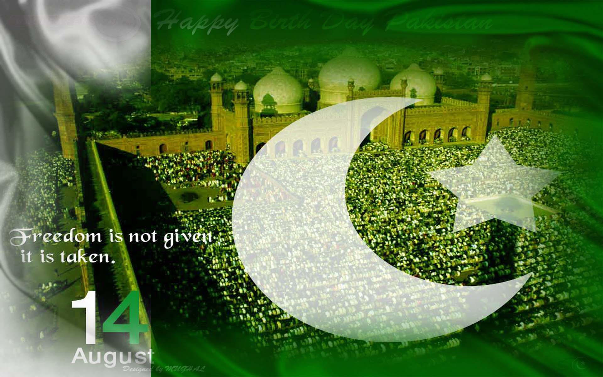 Independence Day of Pakistan 2014 Wallpaper OnlyHD