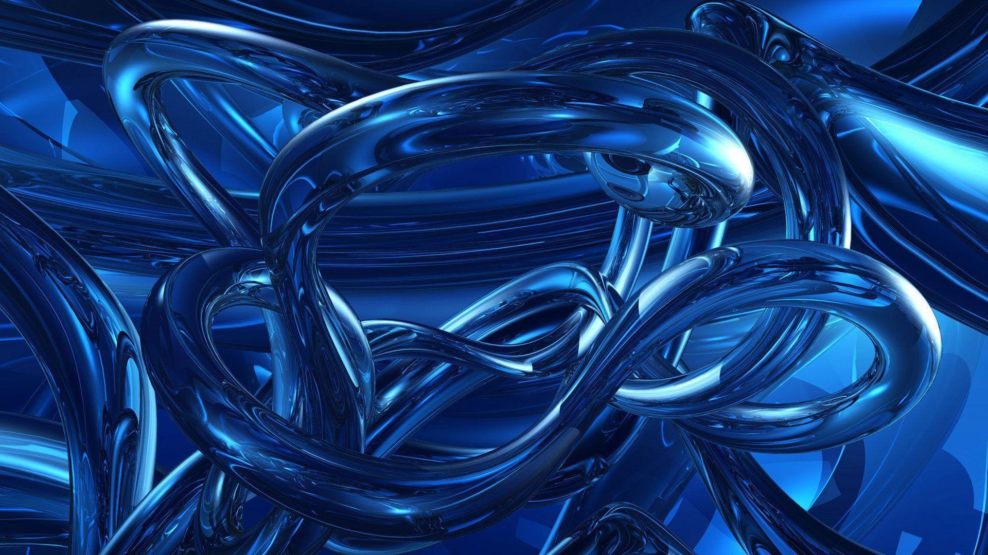 Wallpaper For > Cool Dark Blue Abstract Background