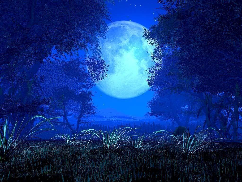 Blue Moon Background