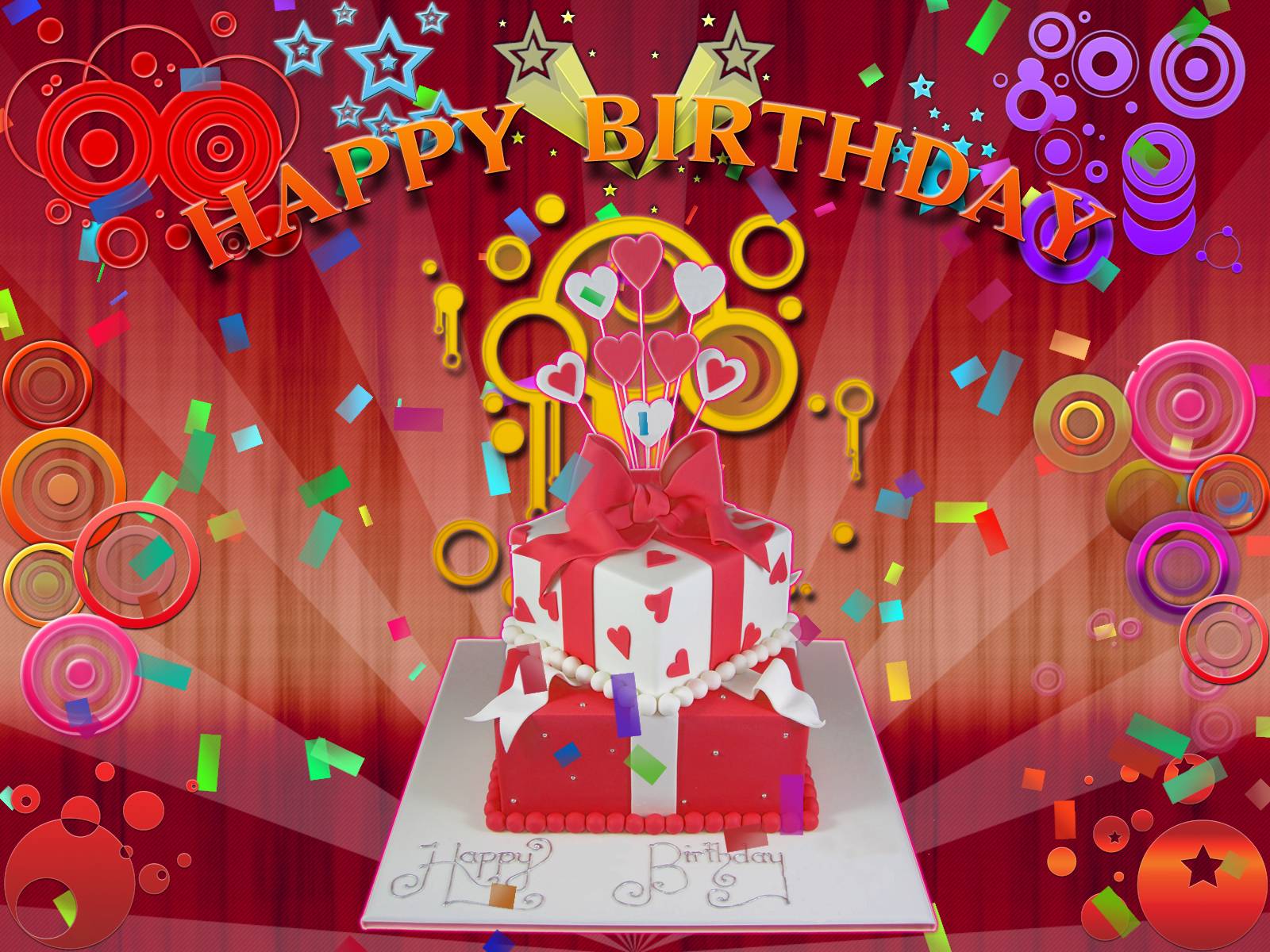 Wallpaper For > Happy Birthday Animated Wallpaper