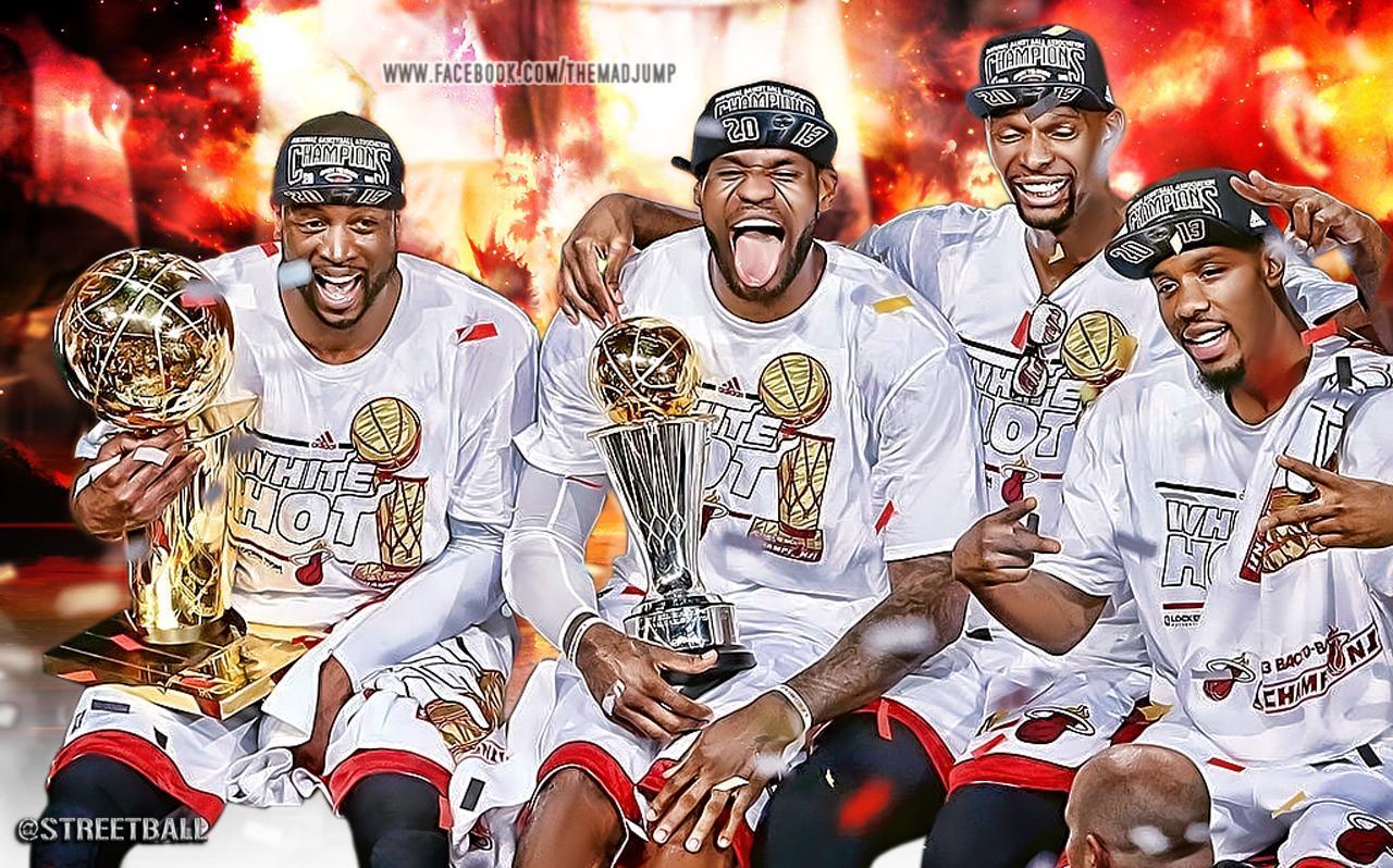 Basketball Wallpaper. Miami Heat 2013 Champions Wallpaper