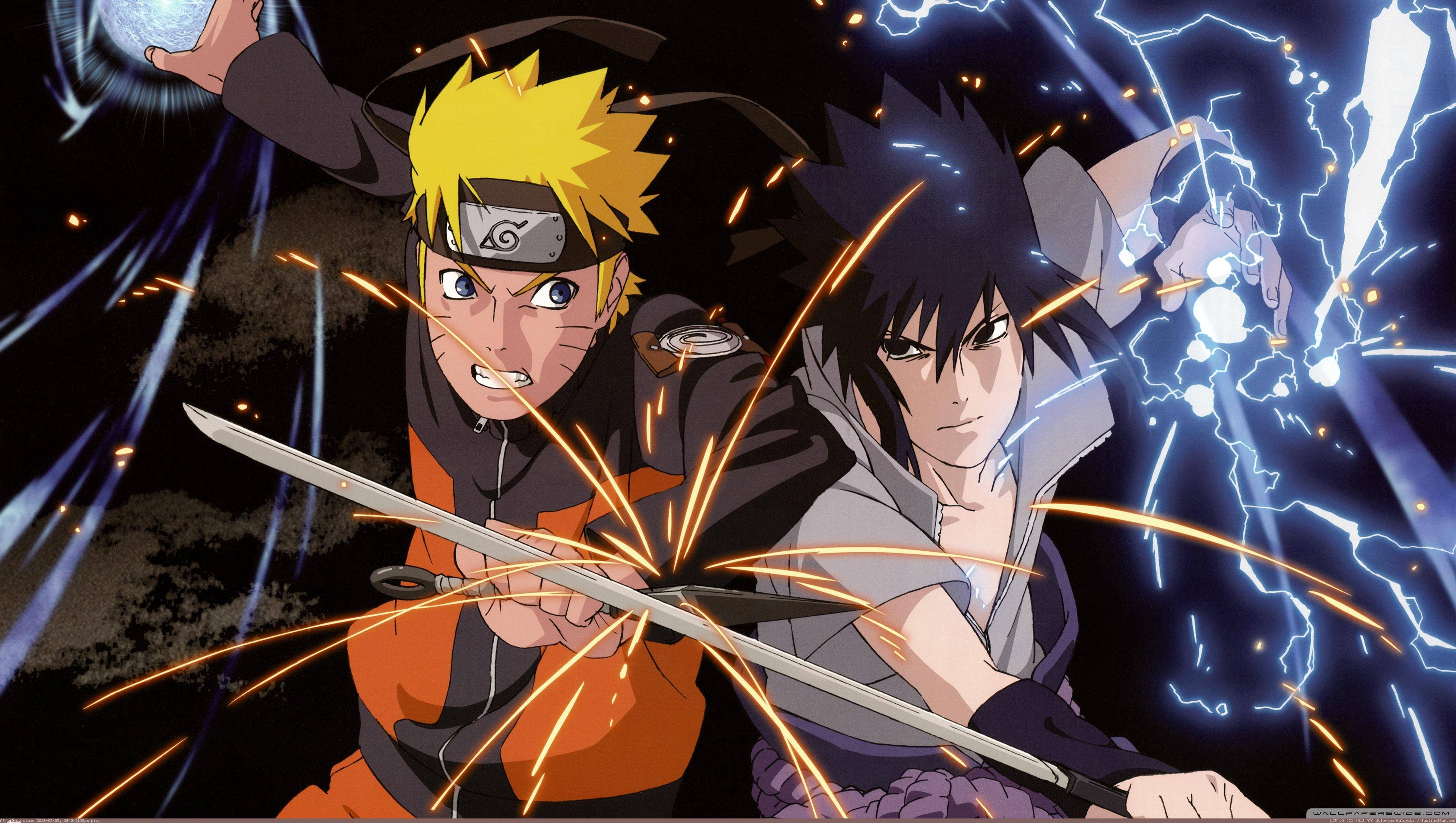 Naruto Vs Sasuke Wallpaper 3840x2160 Hd Naruto Cartoon HD Free