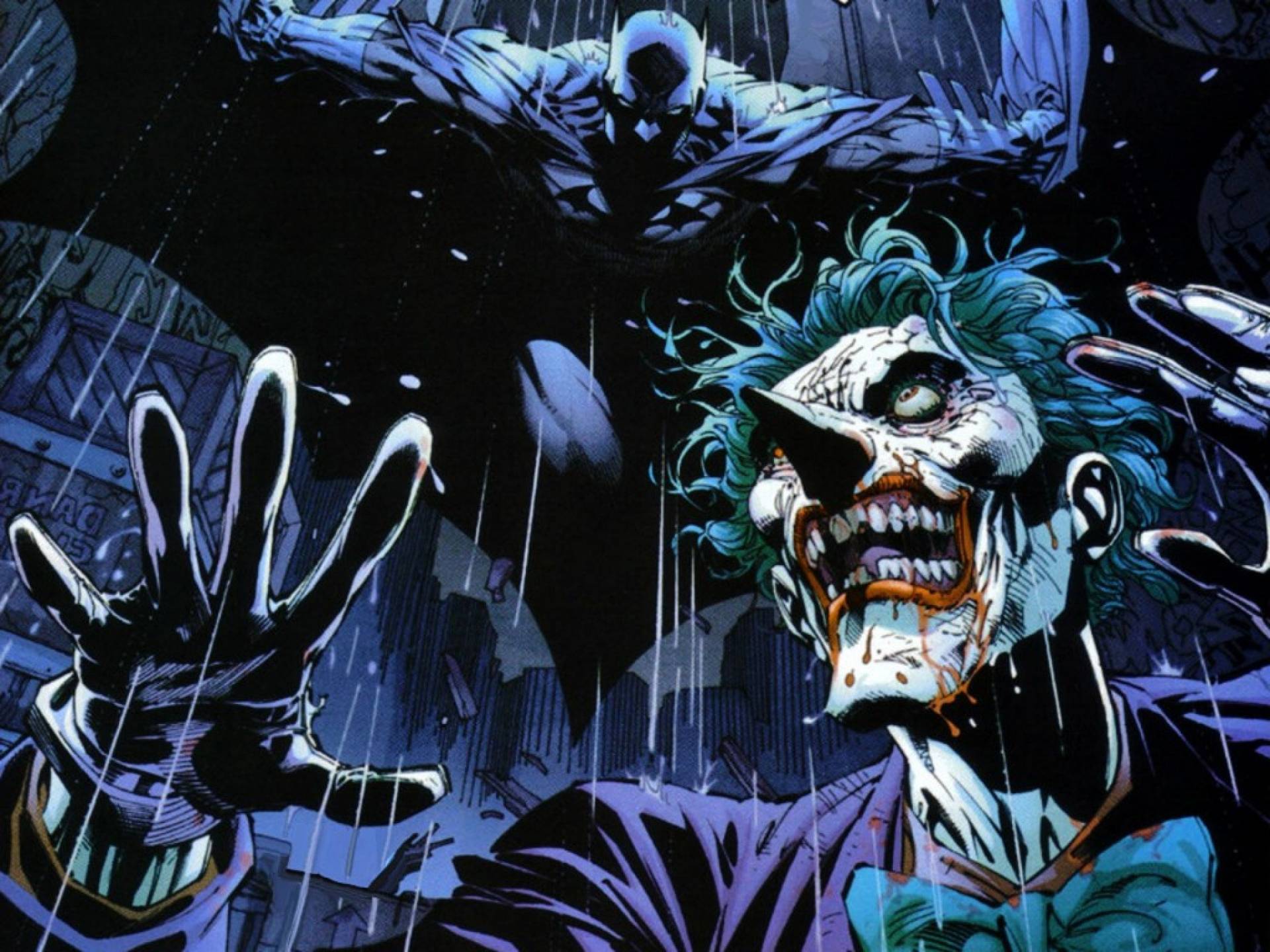 Terrific Batman The Joker Comic Wallpaper 1920x1080PX Comic
