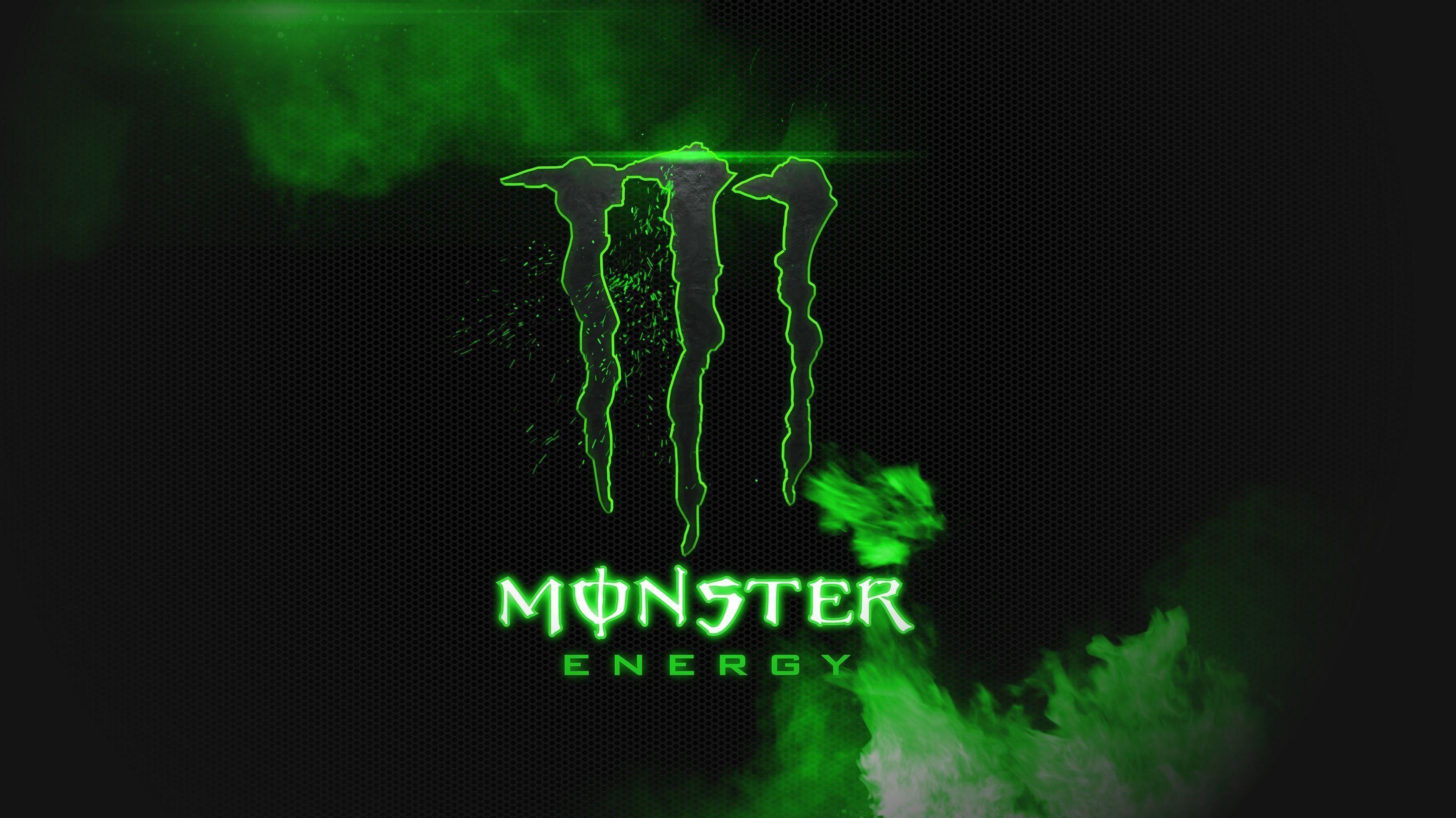 Monster Energy Black And Green HD Wallpaper Background Image