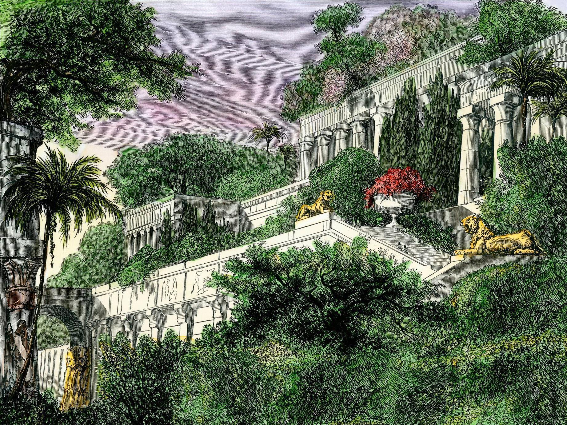 image For > Hanging Gardens Of Babylon Wallpaper