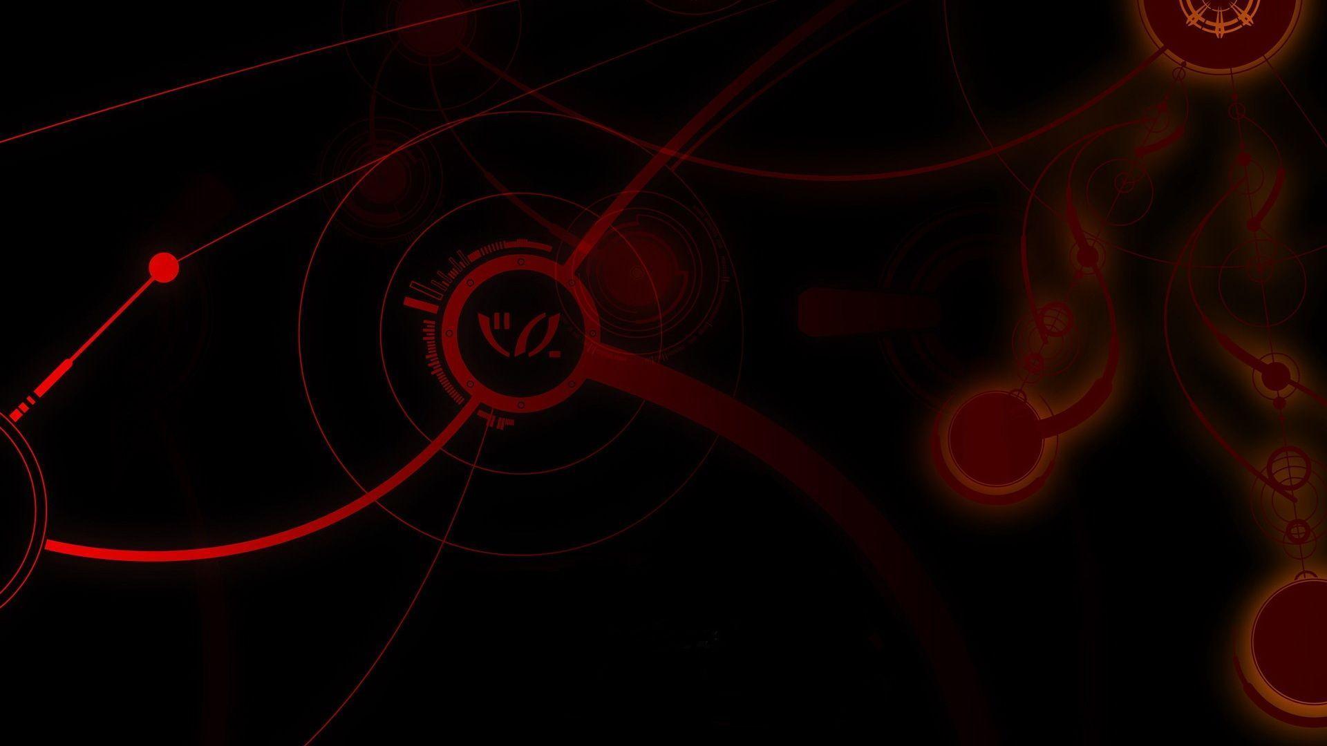 Alienware Red Glyphs wallpaper
