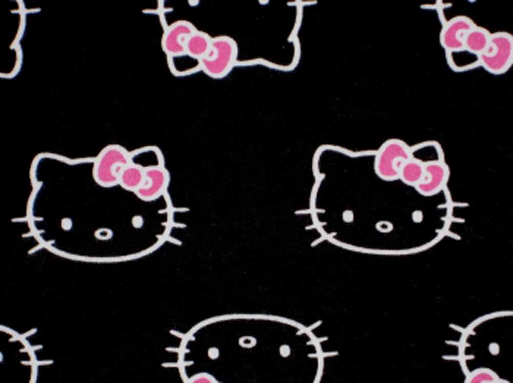Hello Kitty Black Backgrounds Wallpaper Cave