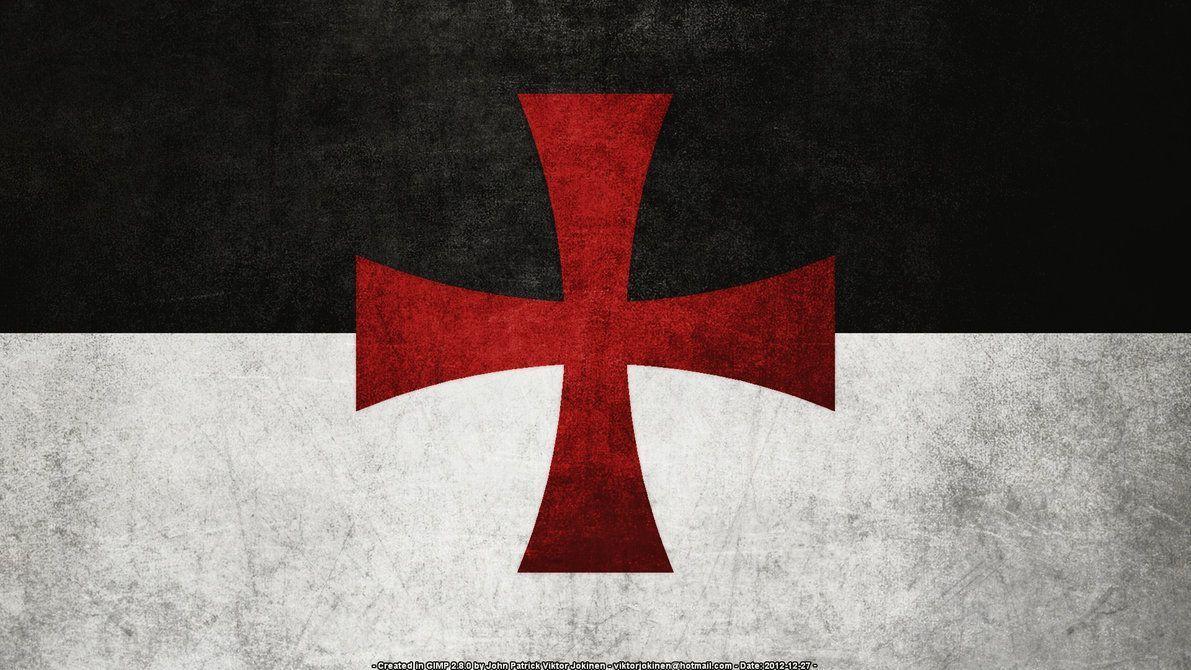 Flag of the Knights Templar (Several Resolutions)