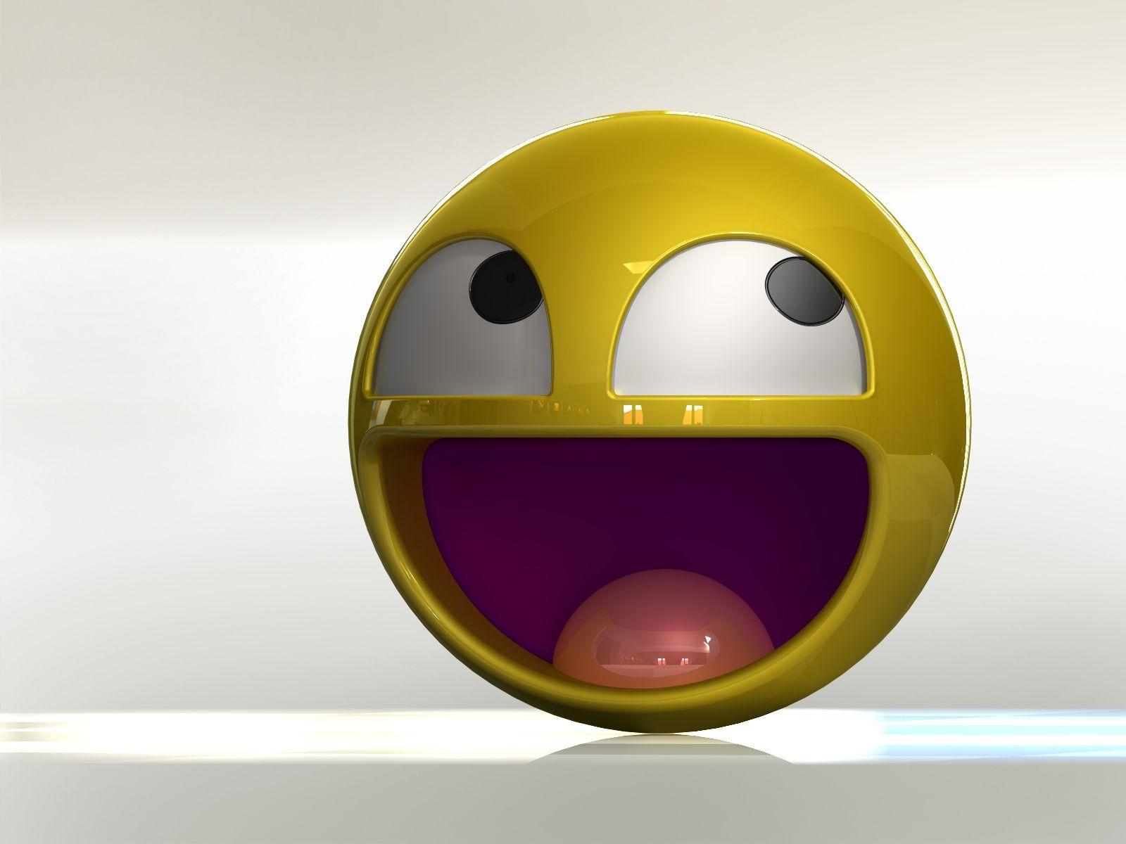 Wallpaper For > Cool Smiley Face Background For Computers