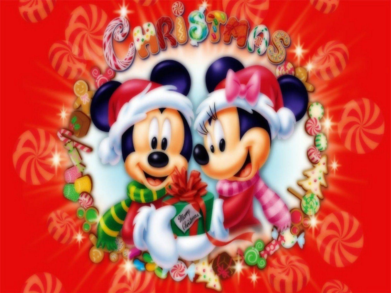 Christmas Mickey Mouse Wallpaper
