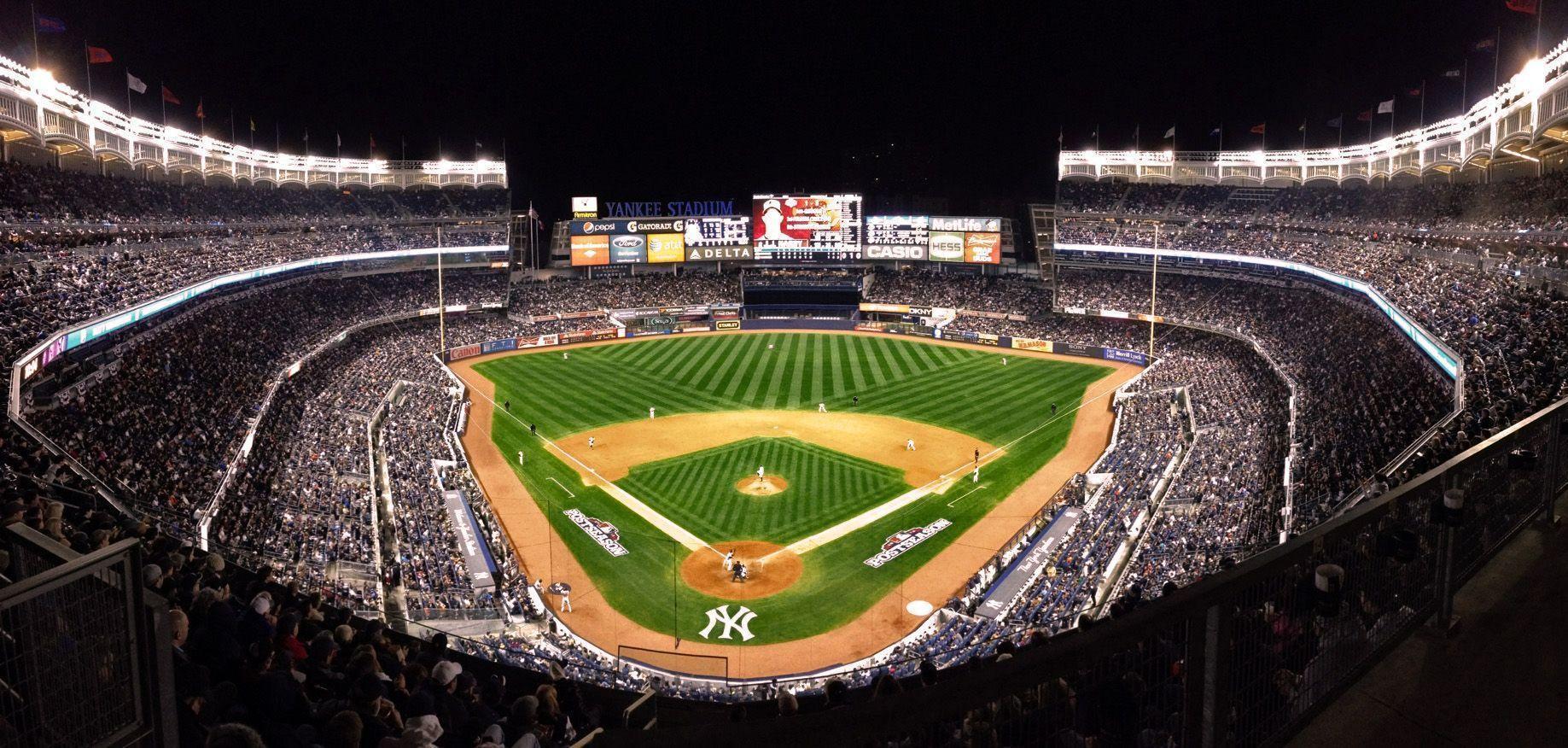 image For > Yankee Stadium At Night Wallpaper