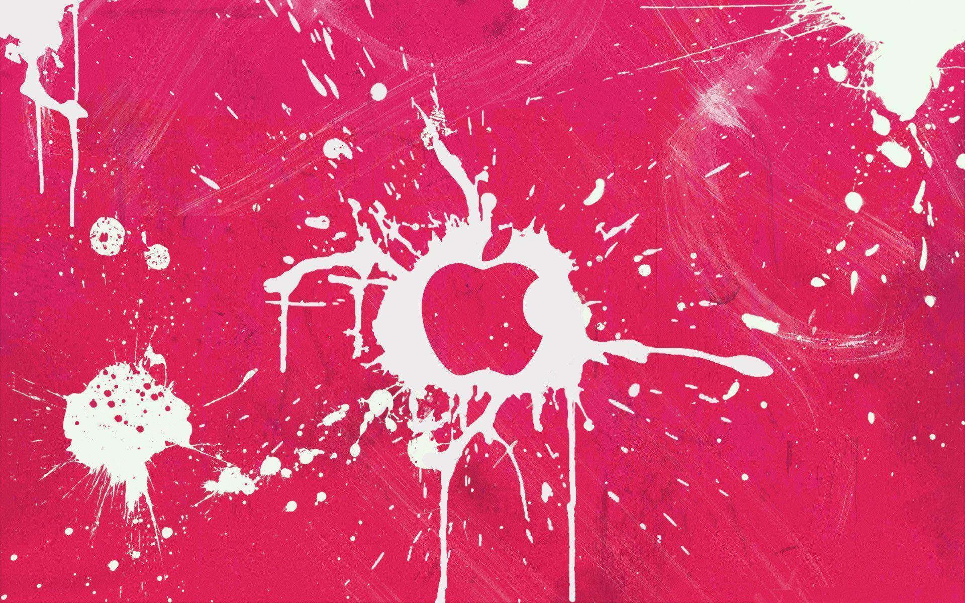 Apple, Splash Pink, Background Wallpaper, HD Computer. Free HD