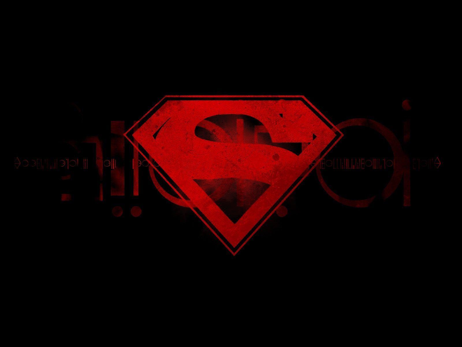 Comics superman logo black background abstract. Black Background