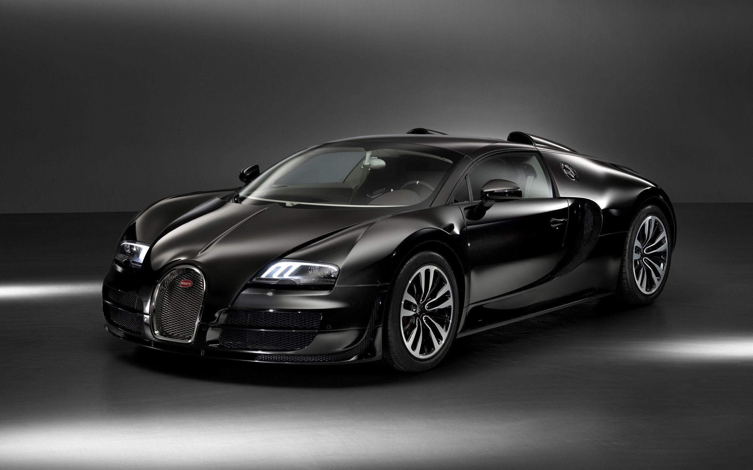 Bugatti Veyron Grand Sport Black HD Wallpaper Definition