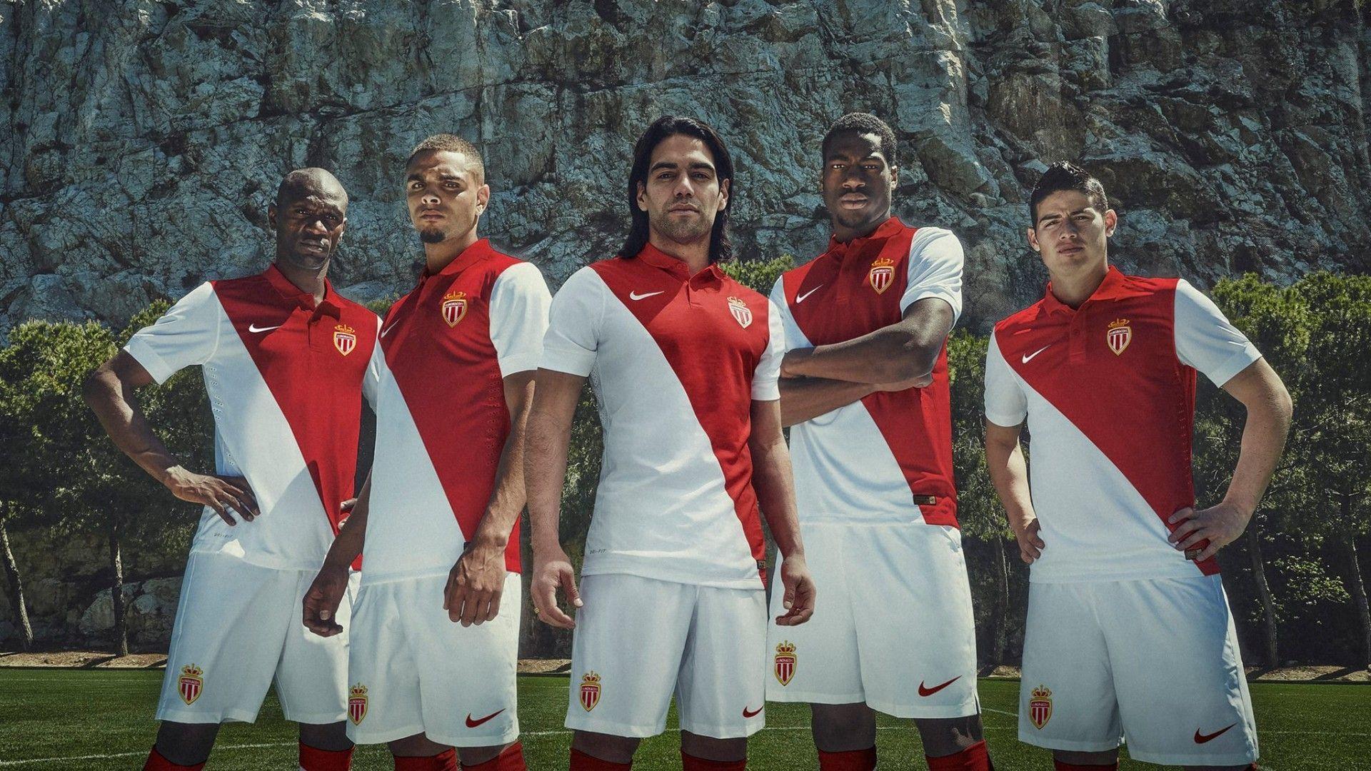AS Monaco 2014 2015 Nike Home Kit Jersey Wallpaper Wide Or HD