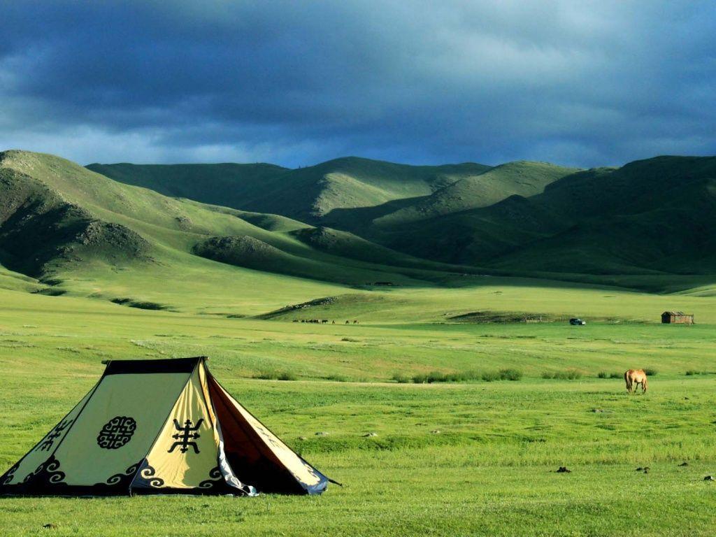 Steppe Mongolia wallpaper