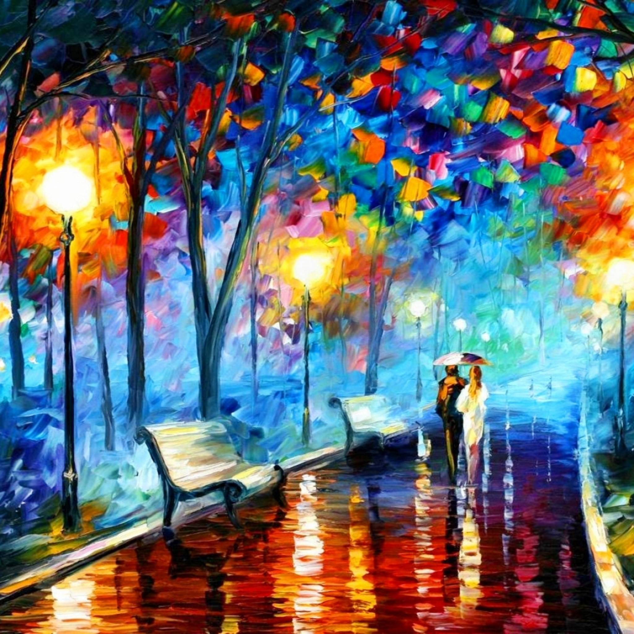 Paintings Colorful Leonid Afremov Artwork