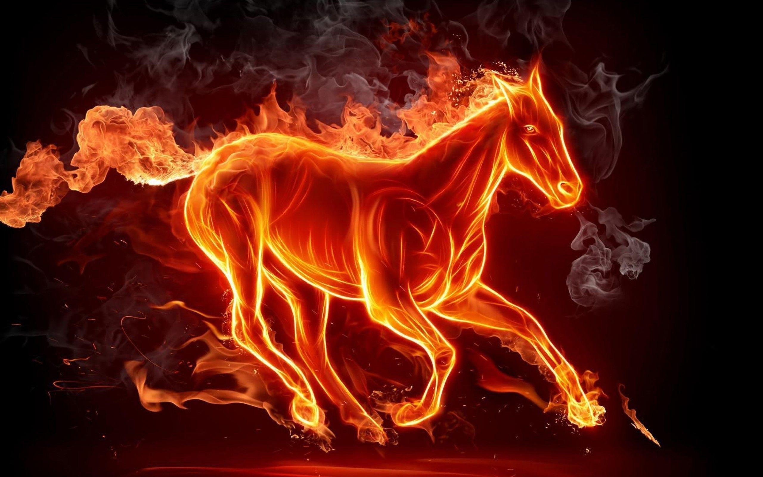 Fire Horse Awesome Wallpaper. Free HD wallpaper