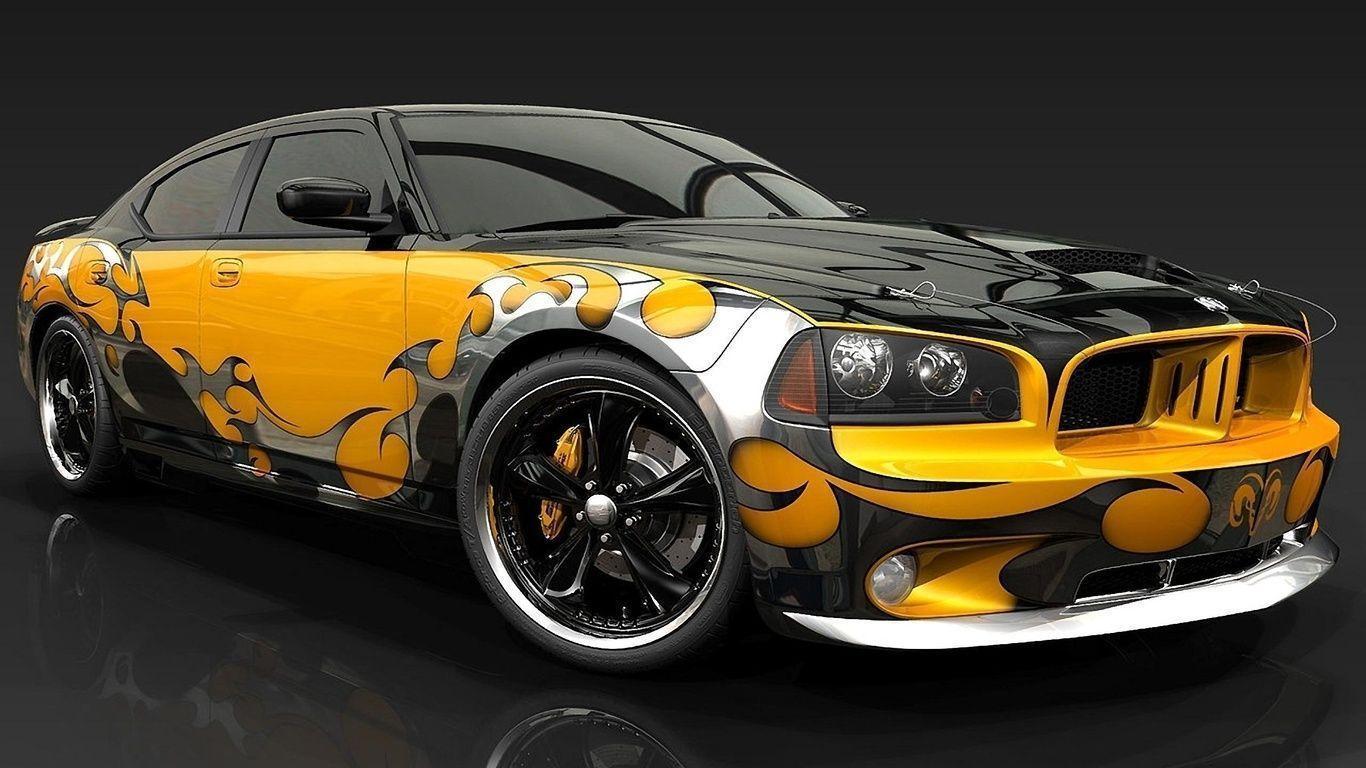 Cool Muscle Car Background