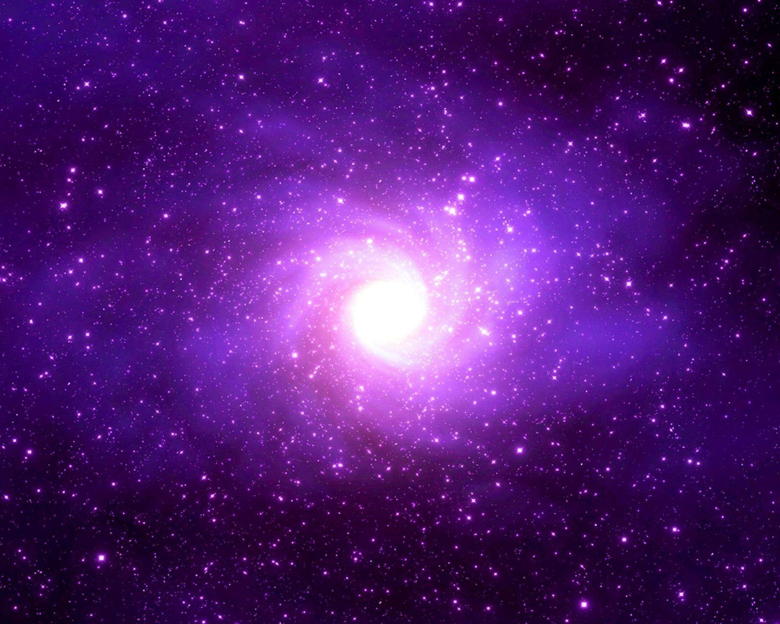 Wallpaper For > Light Purple Galaxy Wallpaper